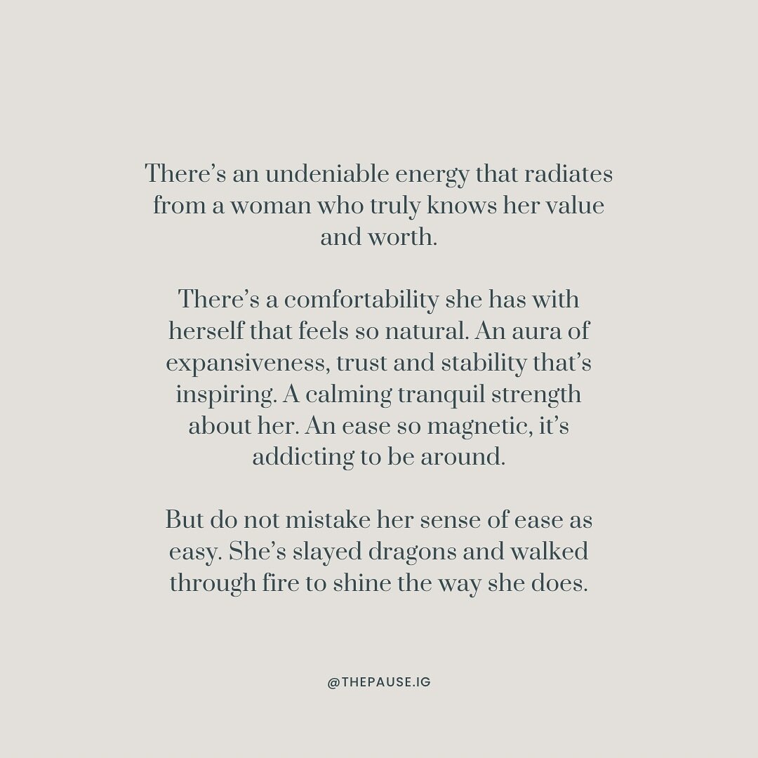 Here&rsquo;s to the women who carry their calm resilience, owning their worth despite (and because of) the battles they&rsquo;ve fought. Their fire has made them who they are - a force to be reckoned with.