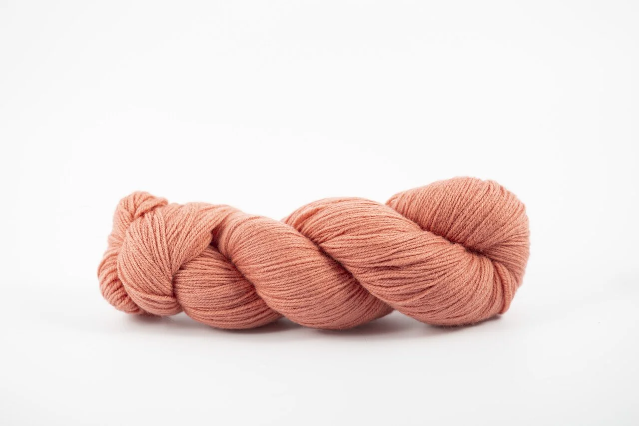 Shaniko wool fingering orange weld madder.jpg