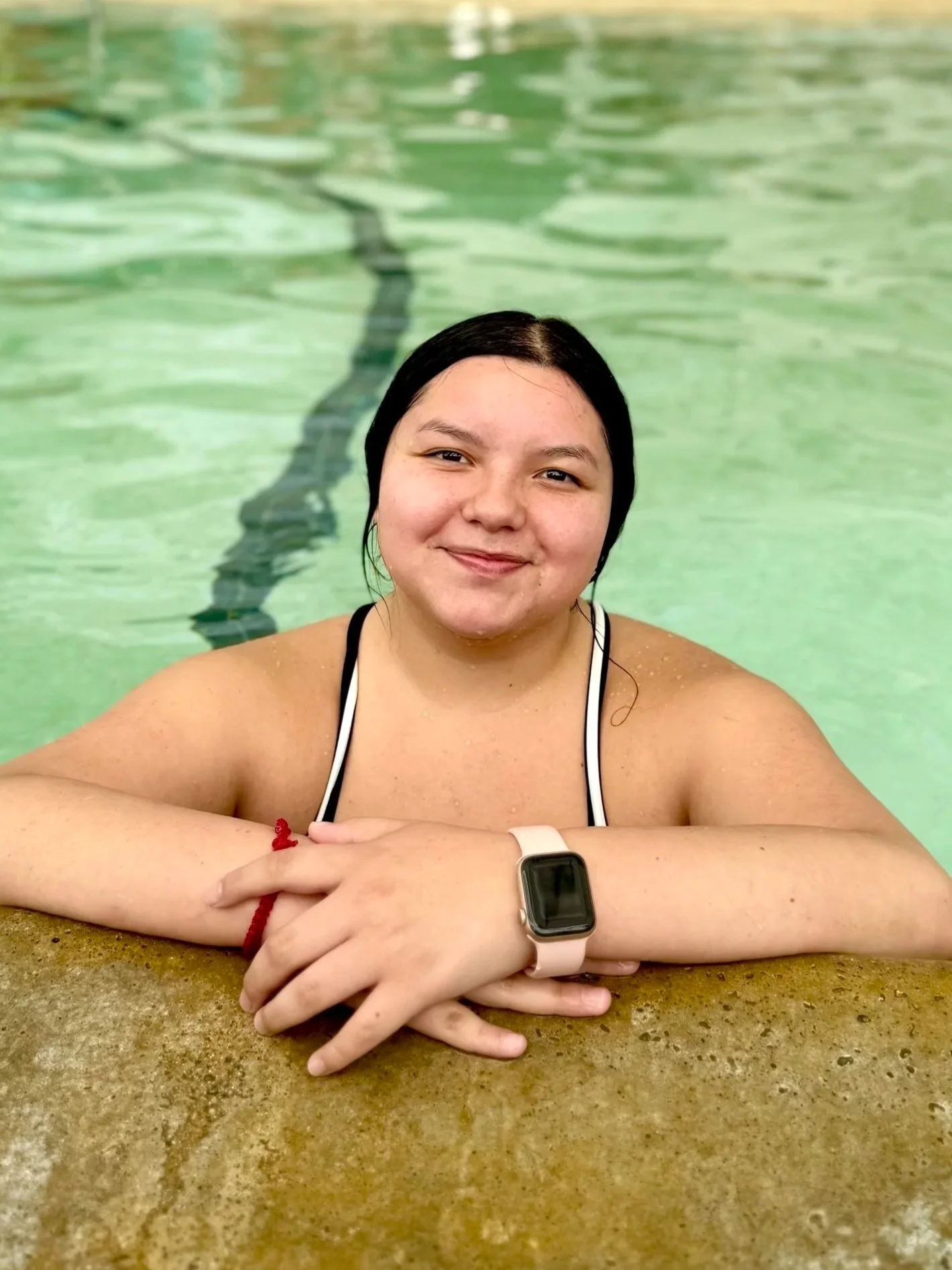 Teacher Liz at Jim Booth Swim School in Santa Cruz