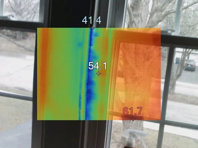 Air infiltration coming in around trim molding of window that was not properly installed