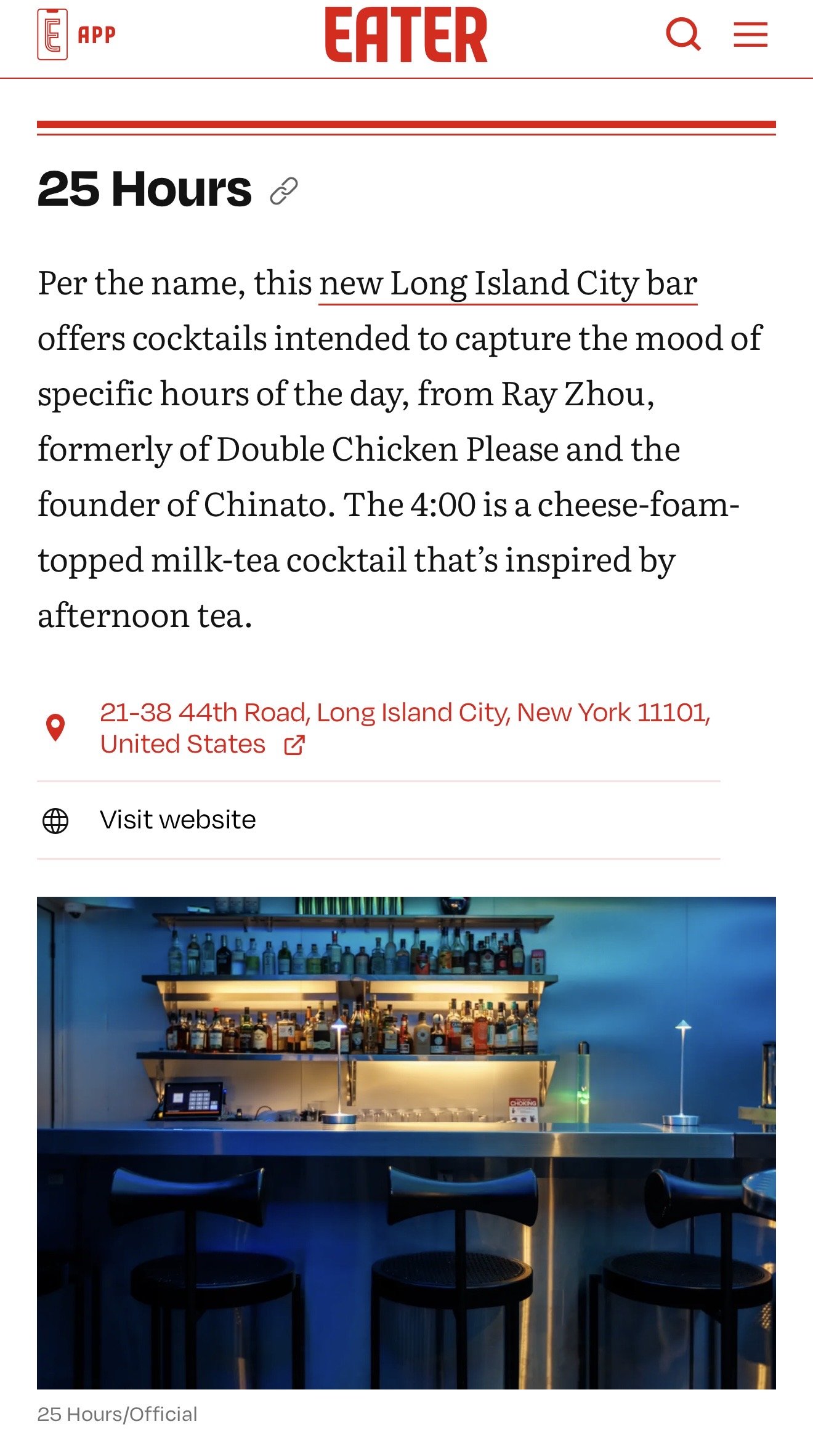 Eater - The Best New Bars in New York City, According to Eater Editors