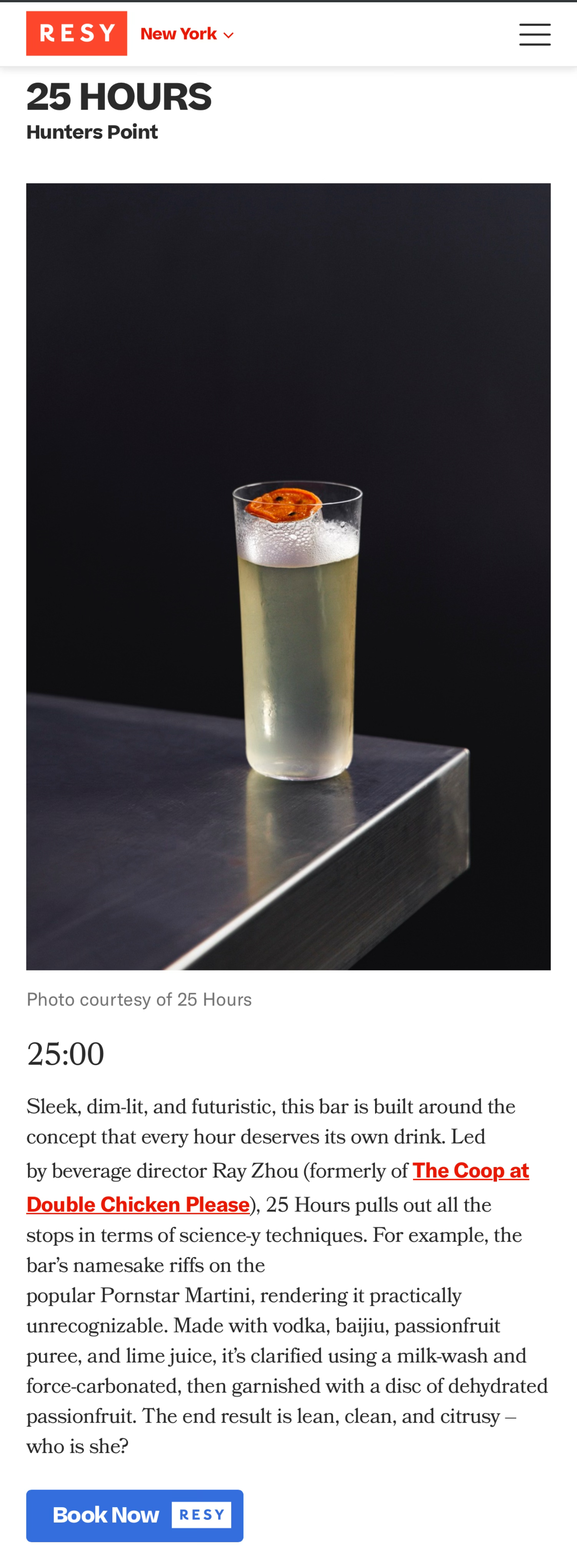 Resy - The Resy Guide to Where (and What) to Drink&nbsp;in New York This Winter