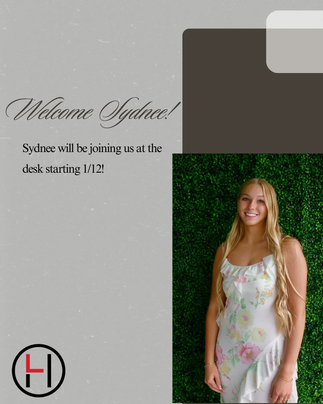We're welcoming Sydnee back to the studio on 1/12 as a Front Desk Concierge! 

Sydnee is originally from North Dakota and moved to Bozeman in August to obtain a degree in business management at Montana State University. She grew up playing multiple c