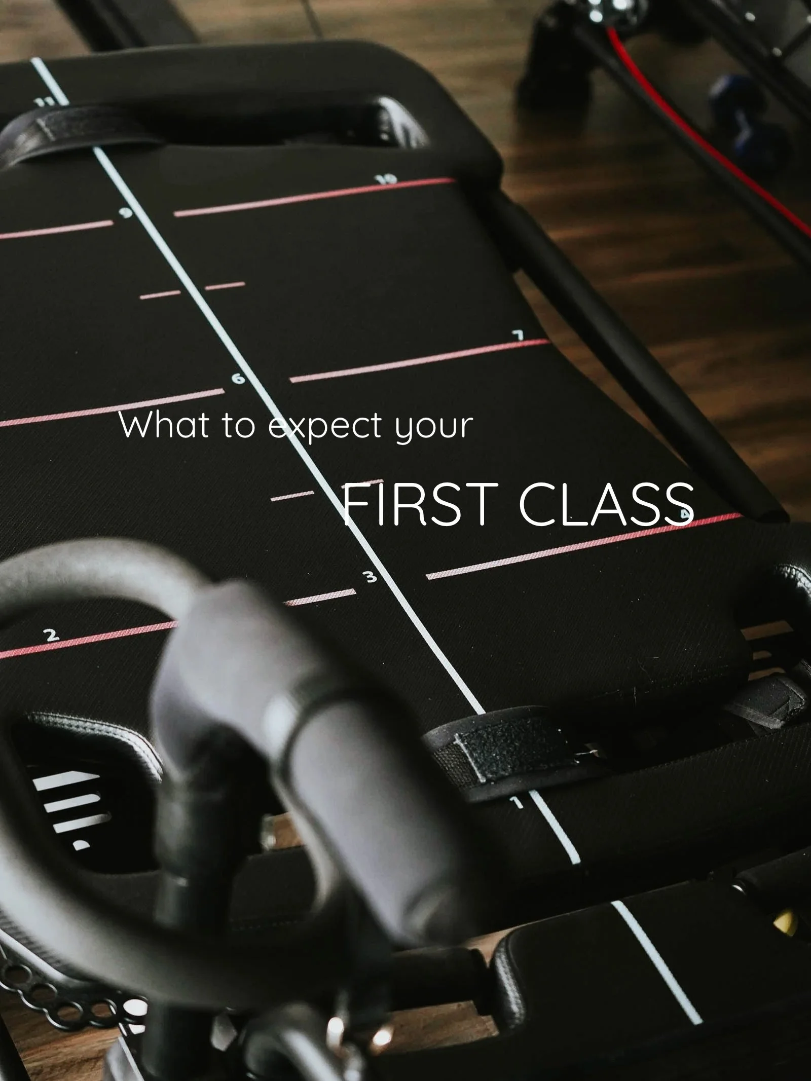 Your first class starts here.

Arrive 15 minutes early so we can get you set up on the mega and answer any questions. Grip socks are required, so bring your own or grab a pair from our rack.

Most importantly, trust the process. Lagree is challenging