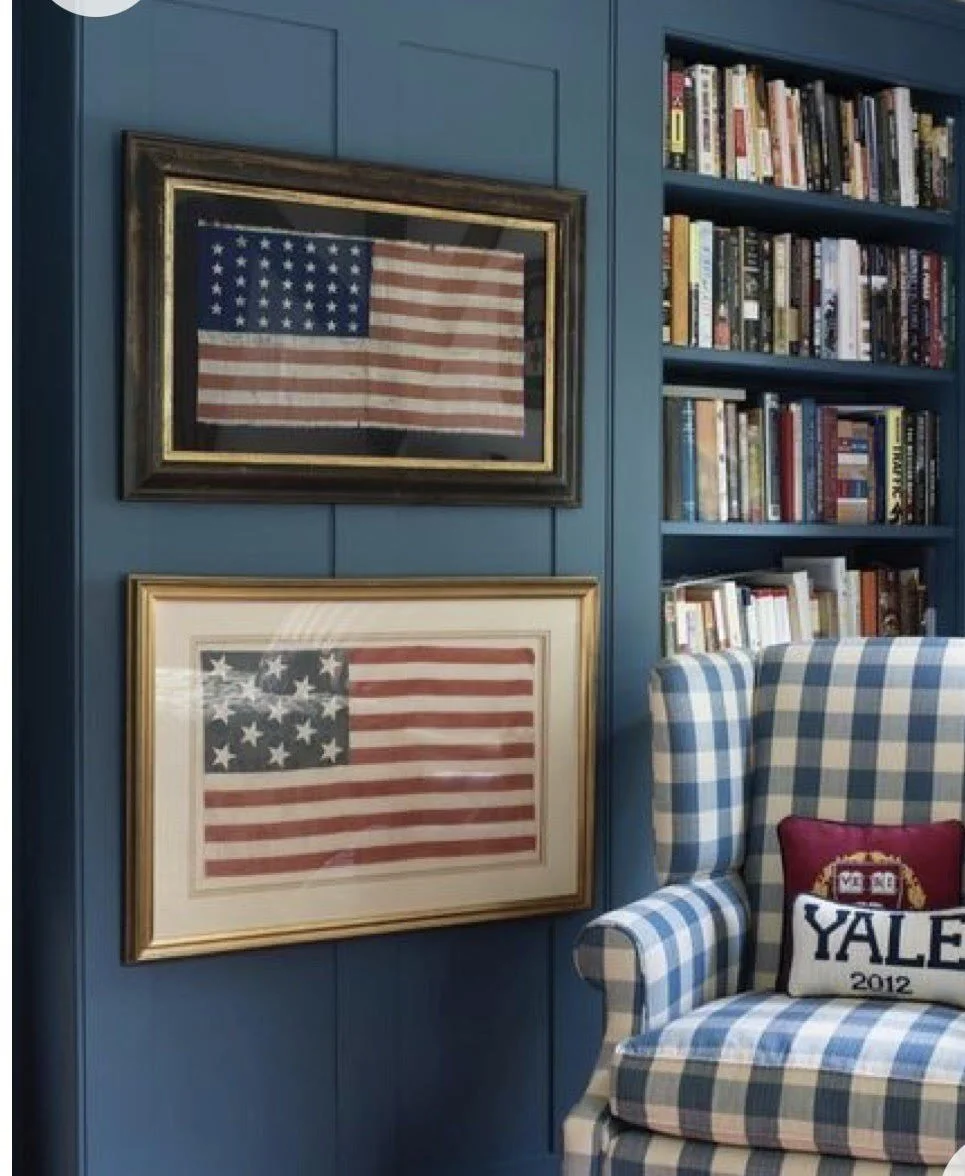 framed vintage flags americana.jpg