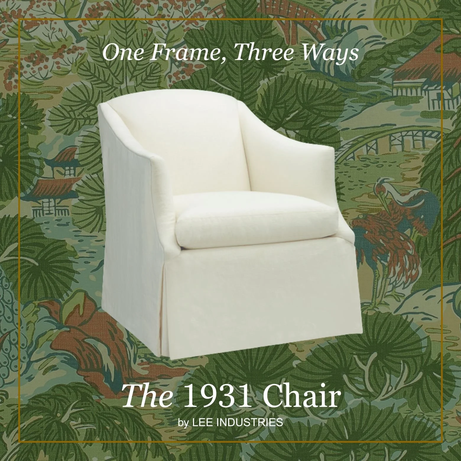 One Frame, Three Ways: Styling The 1931 Chair by Lee Industries