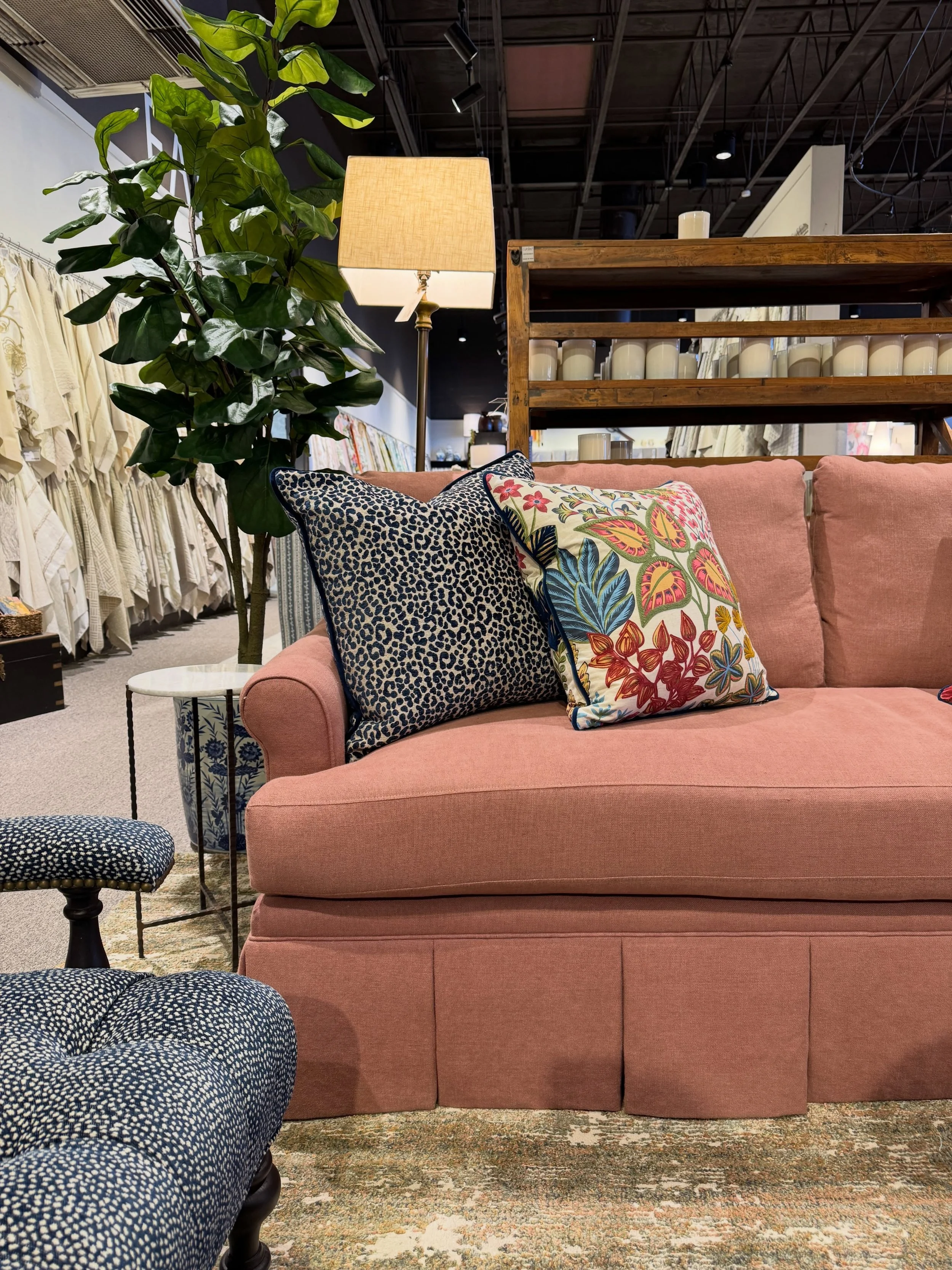 Thinking about new furniture for the holidays? You still have options!

Some of our vendors can accommodate custom orders with holiday delivery timelines, giving you the opportunity to choose the frame, fabric, and details that work best for your hom