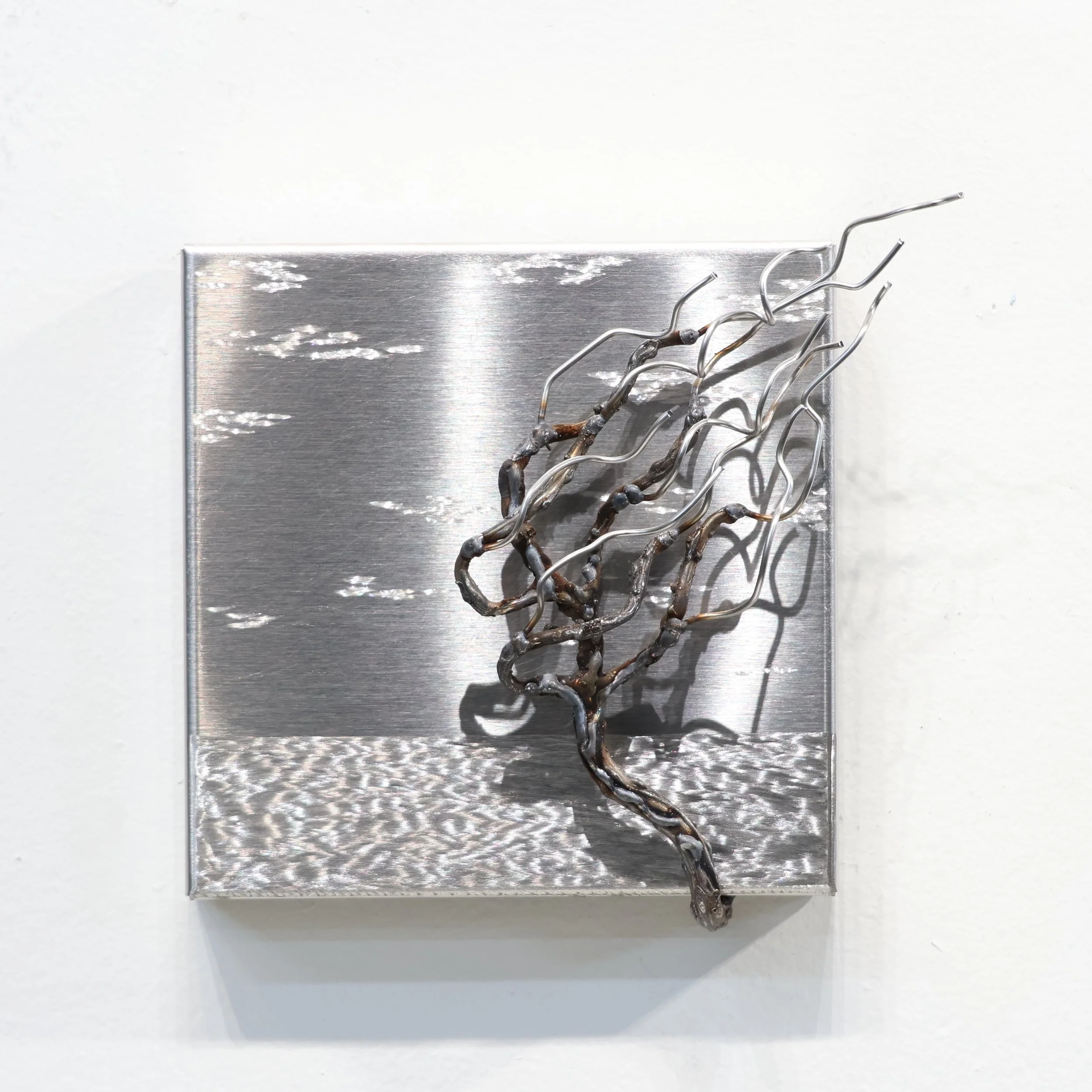 Landscape #26-024  
7"x7"x2"          
stainless steel 
$ 350    