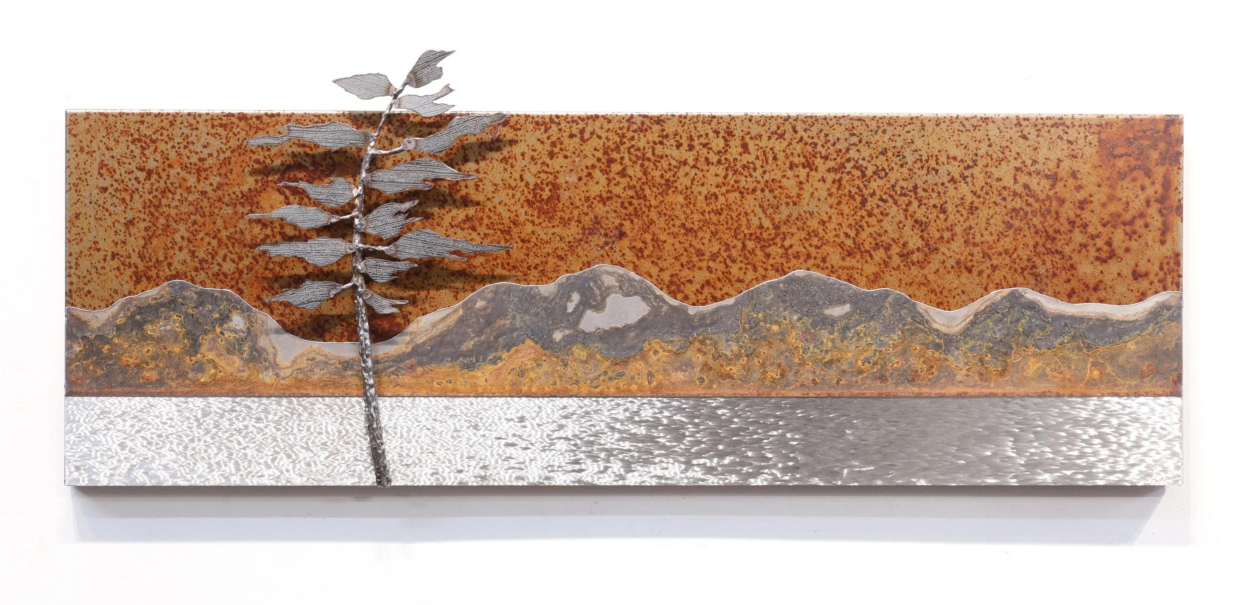 Northern Lake #26-173  
12"x36"x3"          
steel and stainless steel 
$ 1200    