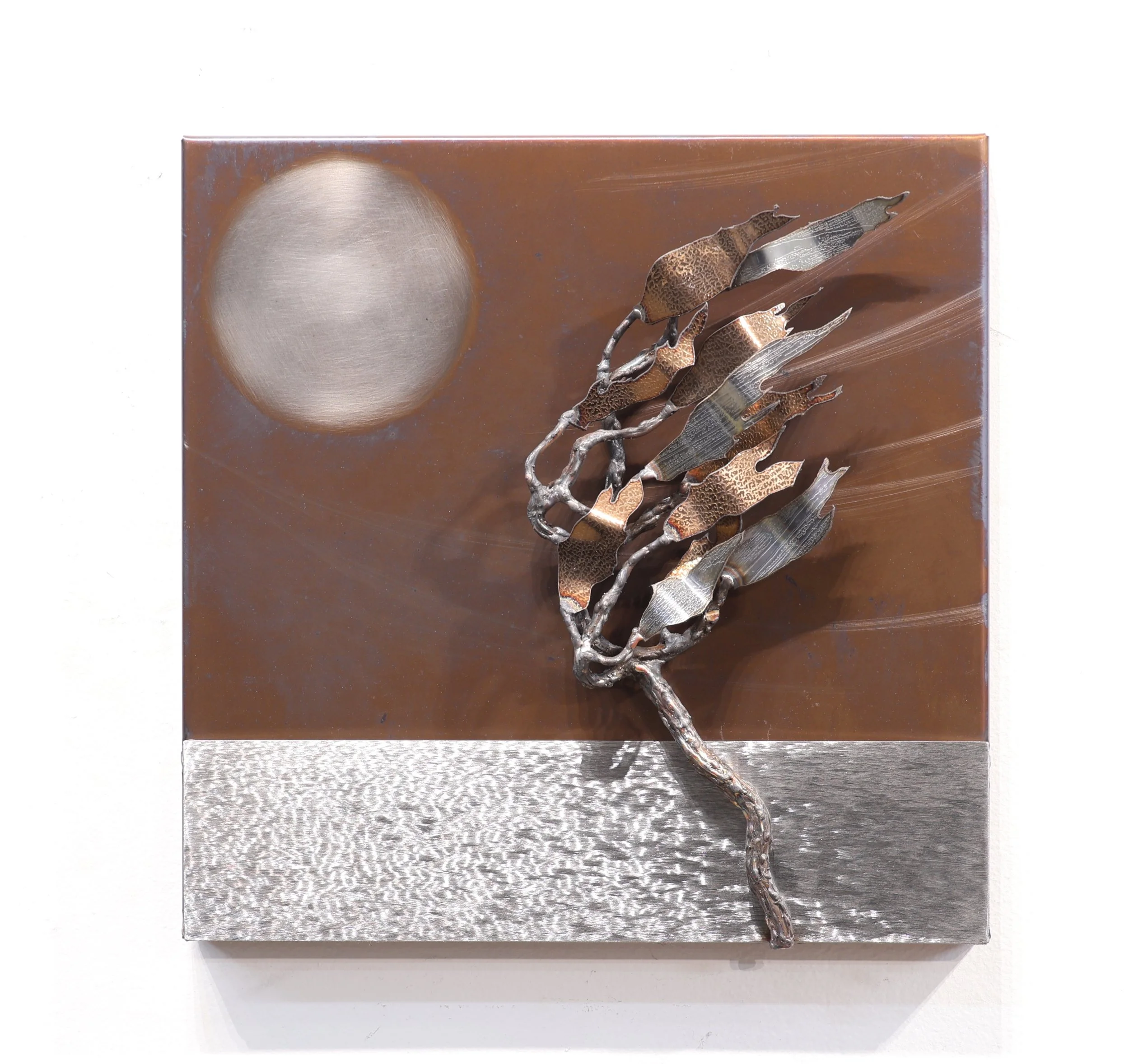 Landscape #26-111  
12"x12"x3"          
coated and uncoated stainless steel 
$ 500    