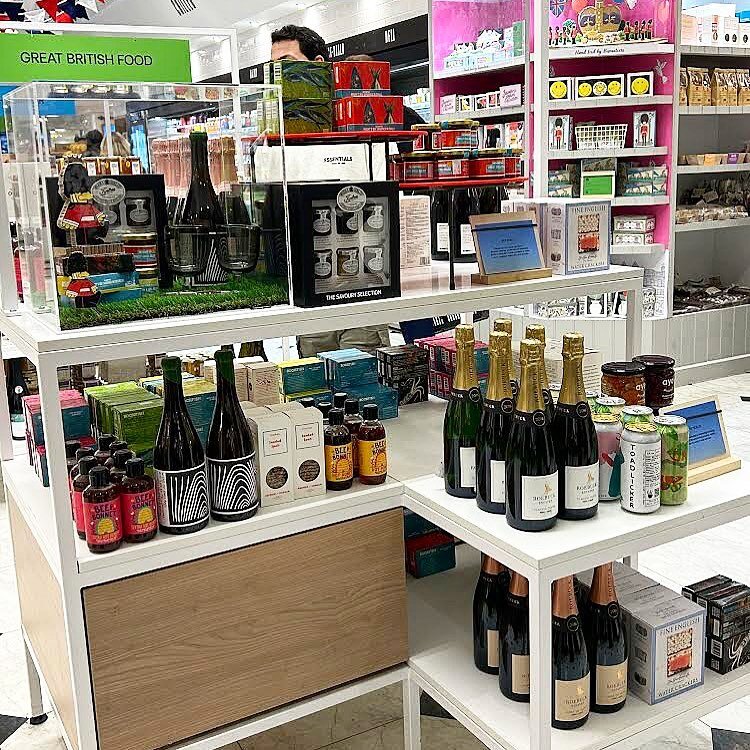 Started from a kitchen in South Wales and now we&rsquo;re here 🙌🏻 🏴󠁧󠁢󠁷󠁬󠁳󠁿&mdash; 🇬🇧 our beautiful Bee + Bonnet bottles looking great on the shelves at @selfridgesfood @theofficialselfridges &mdash; thank you to @luxuryfineliving for sendin