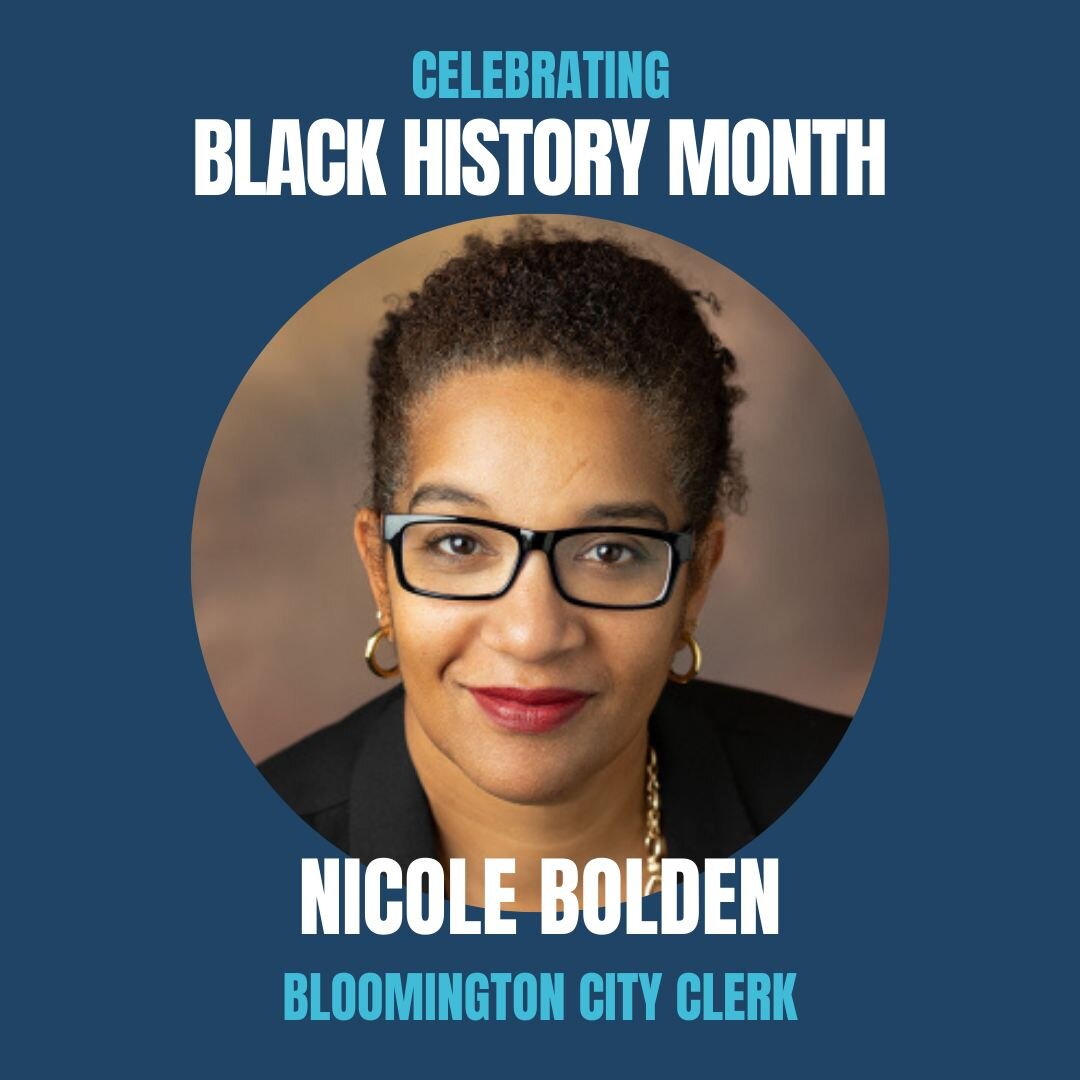This Black History Month, MCDP is honoring black figures in our community. Our next feature of this month is Nicole Bolden. Nicole has served as Bloomington&rsquo;s City Clerk since 2016 and has been actively involved in public and political service 