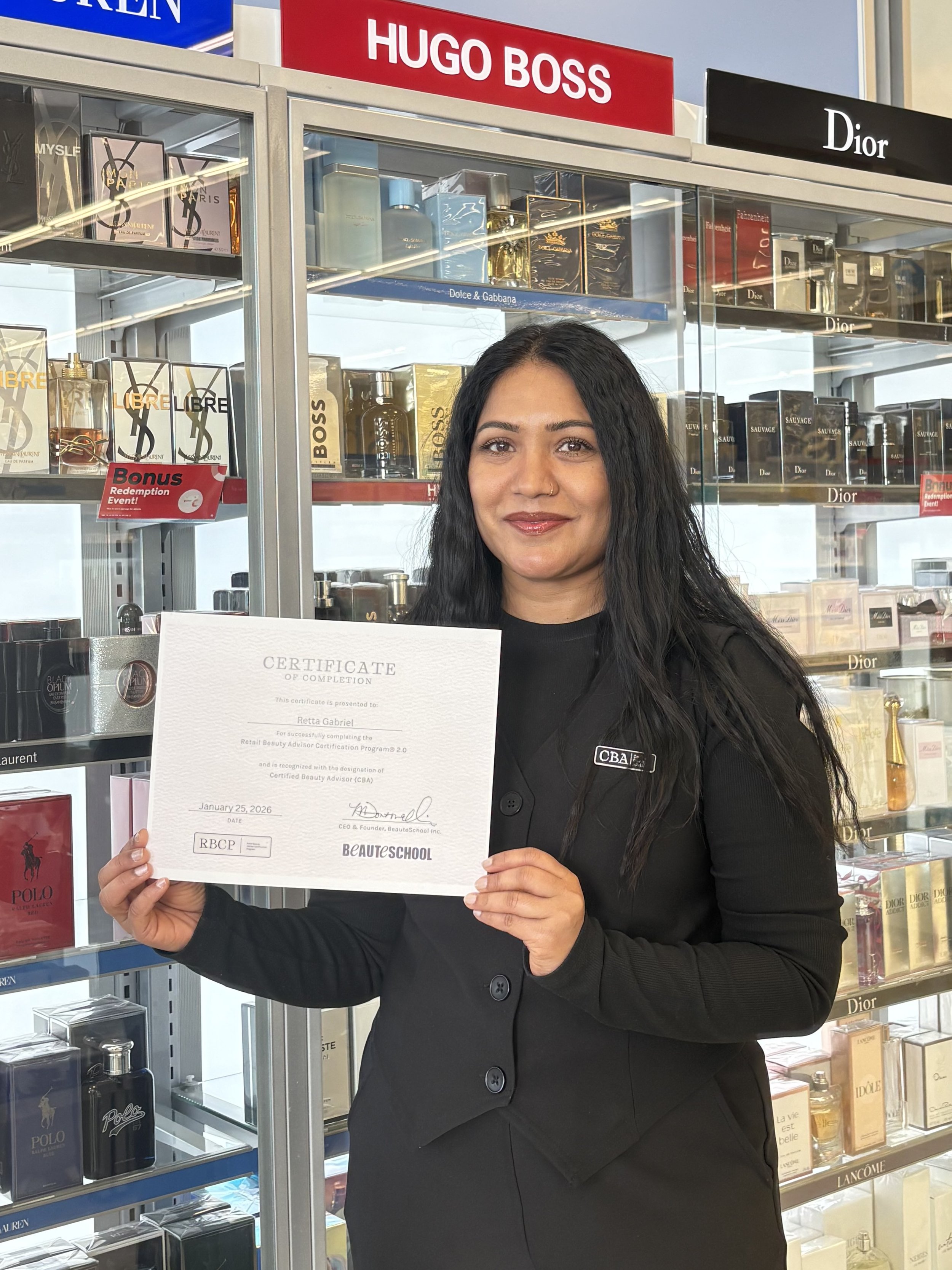 Meet Our Newest Certified Beauty Advisor: Retta Gabriel’s RBCP® 2.0 Journey