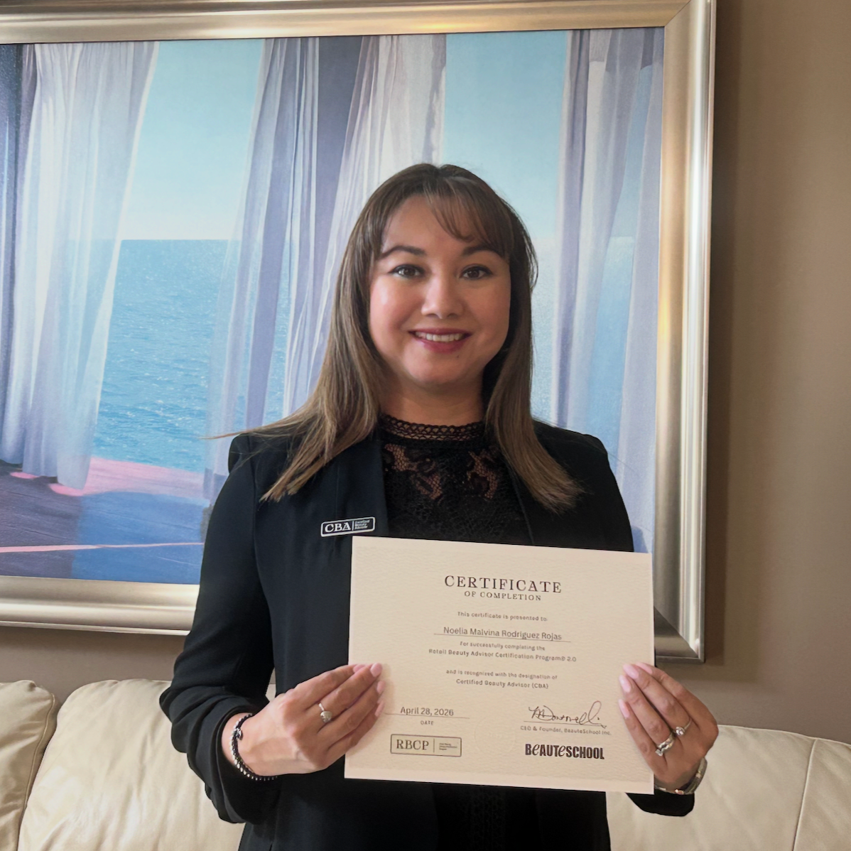 Meet Our Newest Certified Beauty Advisor: Noelia Malvina Rodriguez Rojas’ RBCP® 2.0 Journey