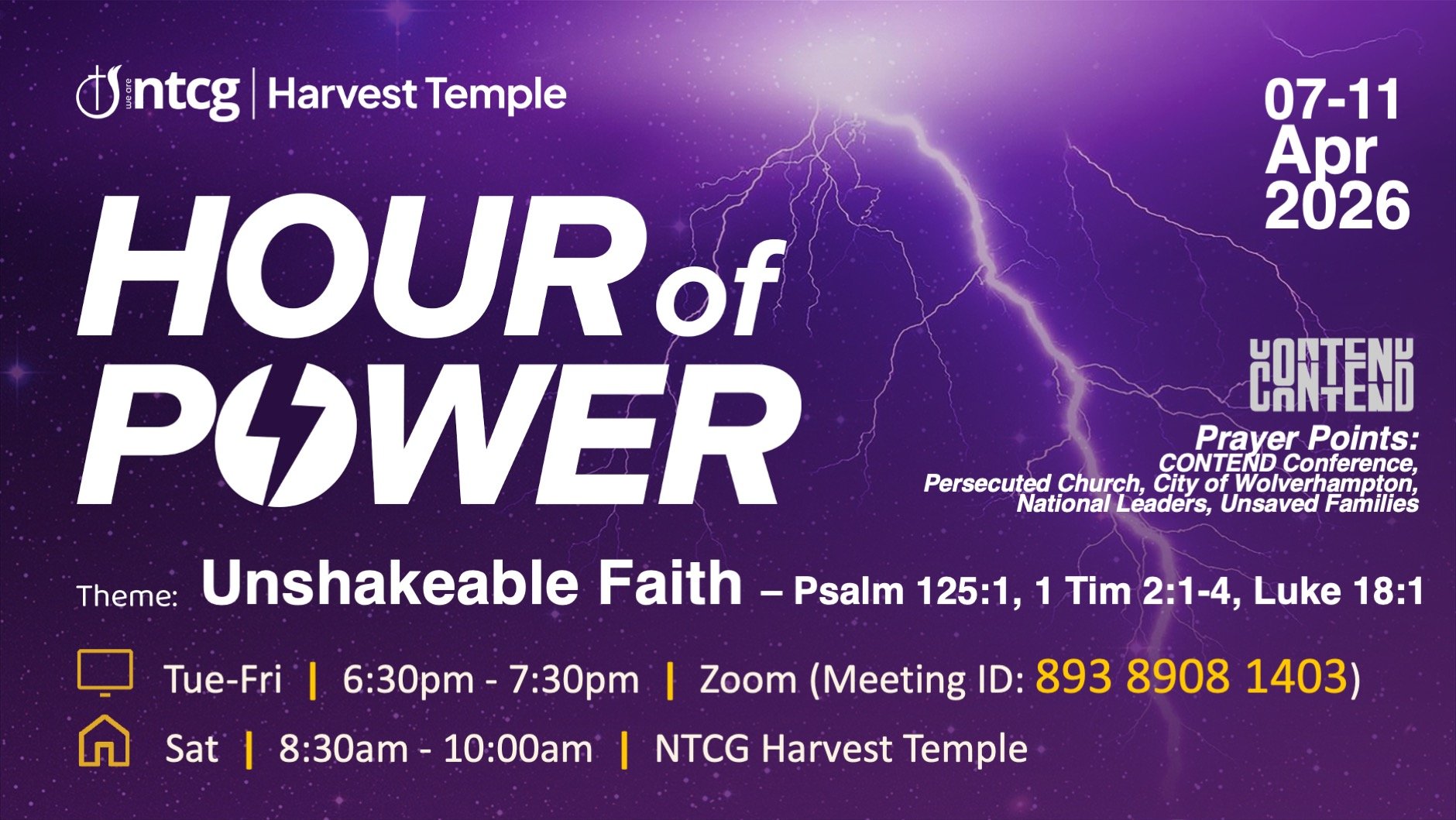 Hour of Power Prayer - April