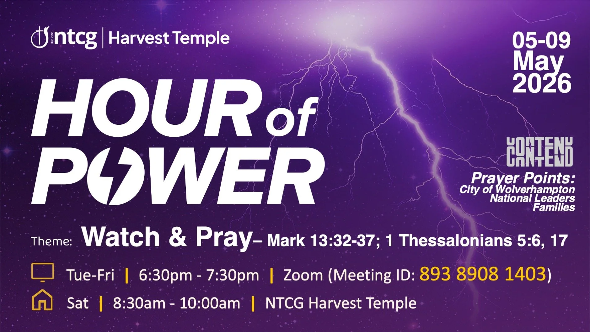 Hour of Power Prayer - May
