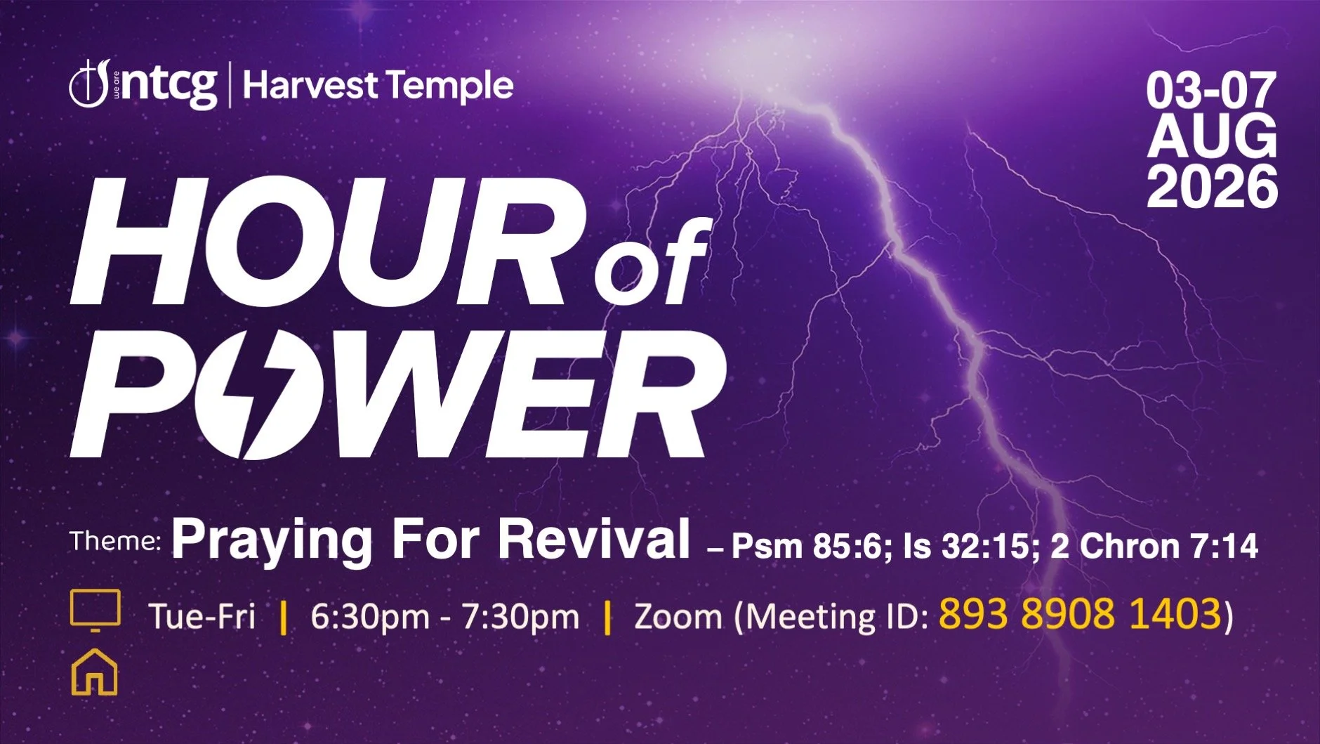 Hour of Power Prayer - August