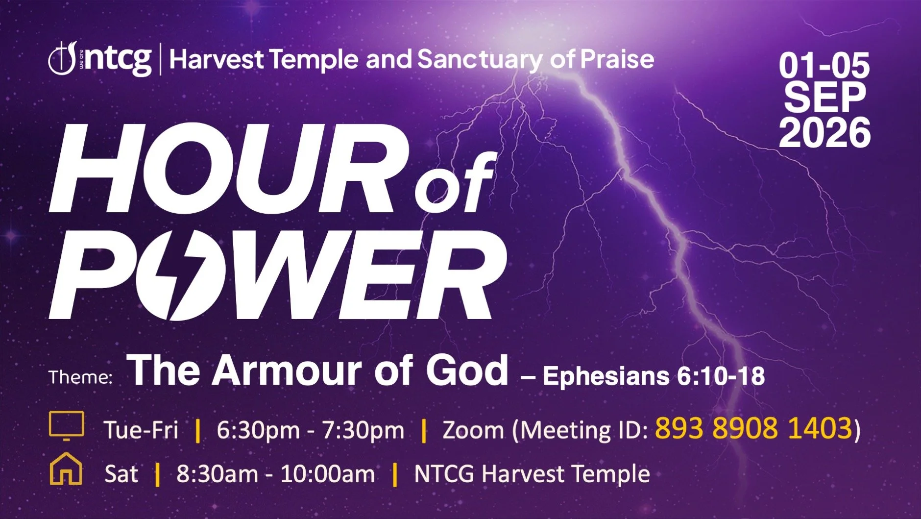 Hour of Power Prayer - September