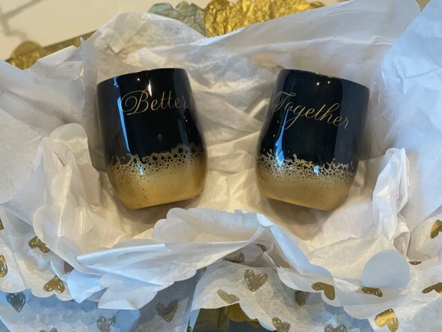 Set of Black Tumblers