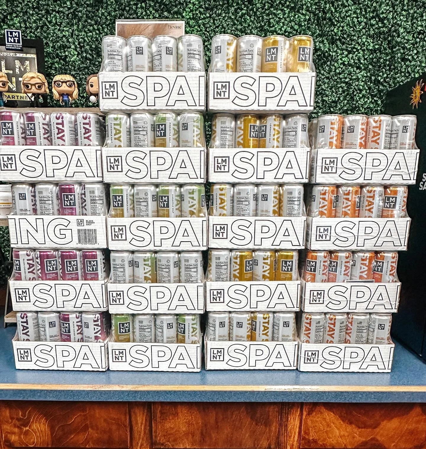 Fully stocked in the new 12 oz flavors from @drinklmnt 🙌 The bevvy fridge is getting filled.
