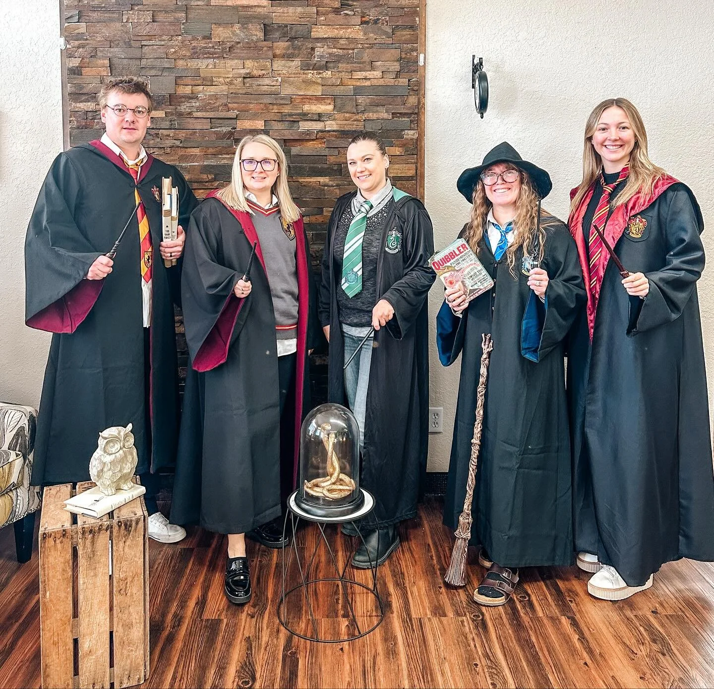 Had some wizards stop by to visit today.