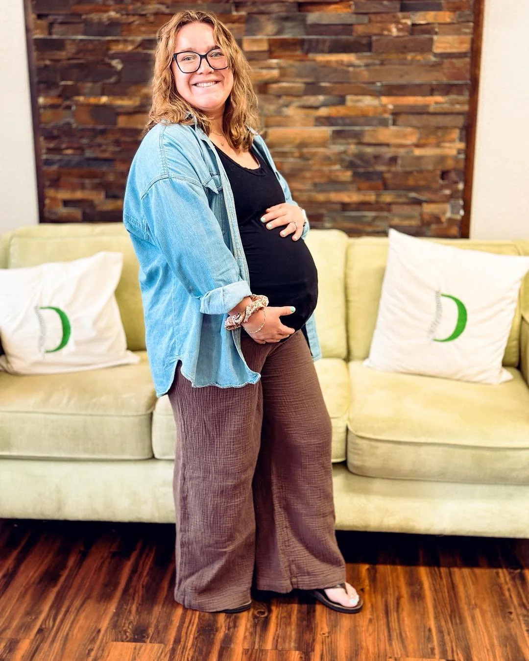 Mikayla is officially on maternity leave! Wishing her the best of luck!