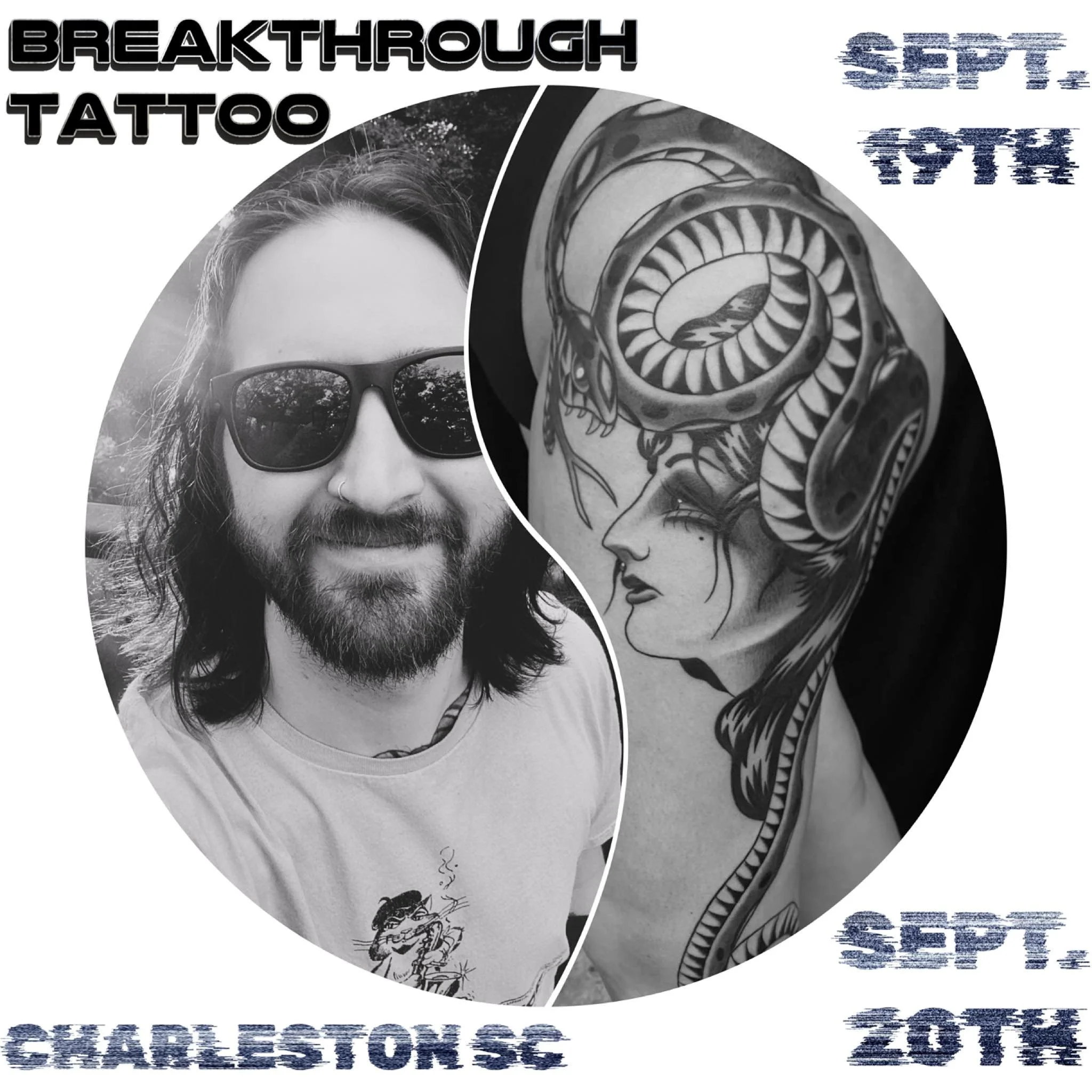 CHARLESTON
SEPT 19-20
I will be hanging out and working at the powerful @breakthroughtattoo_charleston for a weekend.
If you want to get tattooed, I want to tattoo you. Hit me up and let’s make it happen.
Thank you, I’m stoked to visit th