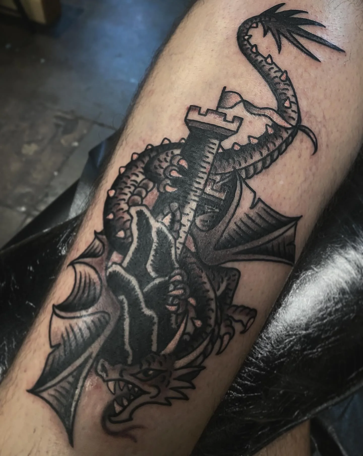 Dragon and tower in black n gray from my flash. ⚫️ 🐉 🏰 apologies for the poor photo, was fighting my light a bit while snapping it and was too hangry to fix it. You get the idea.
Slide through for some elf type ish. 🧝‍♂️
Thank you John!!
Get