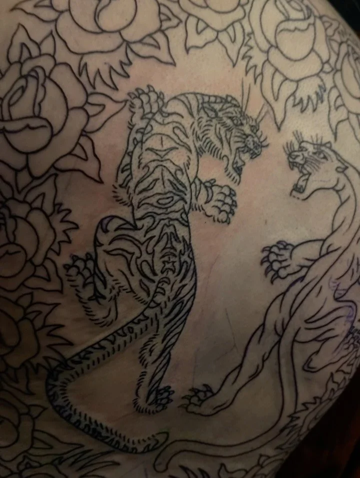 Yes, there&rsquo;s a big traditional tattoo here, but I want you to have these 3 quick, unrelated facts:

1.) Capybaras were once native to the Carolinas.
2.) Spencer&rsquo;s Gifts also owns Halloween Express.
3.) the horrors never end oh god the hor