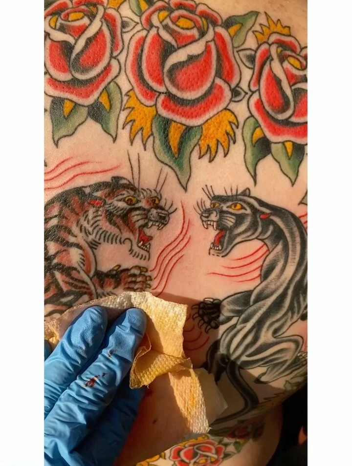 Got that second slide in SPADES.
And a big thank you, sincerely, for your never-ending trust and for generally being a real great pal to Shelby the Great.

I will tattoo you in exchange for your soul at @sickleandmoontattoo