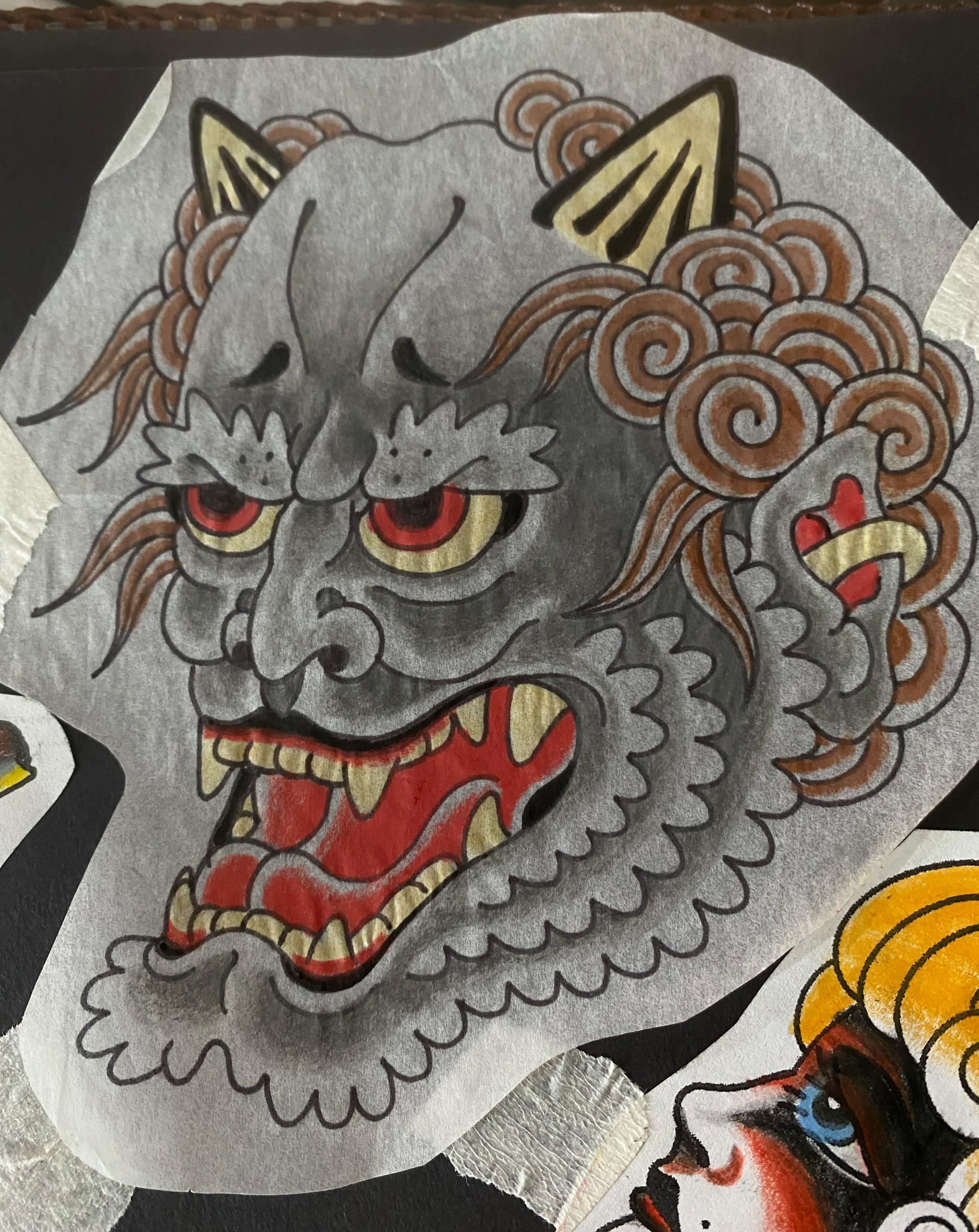 Oni. 6/7 inches tall. Great inclusion or foundation for a sleeve, or solid on it's own. Can be done in black and gray if desired.