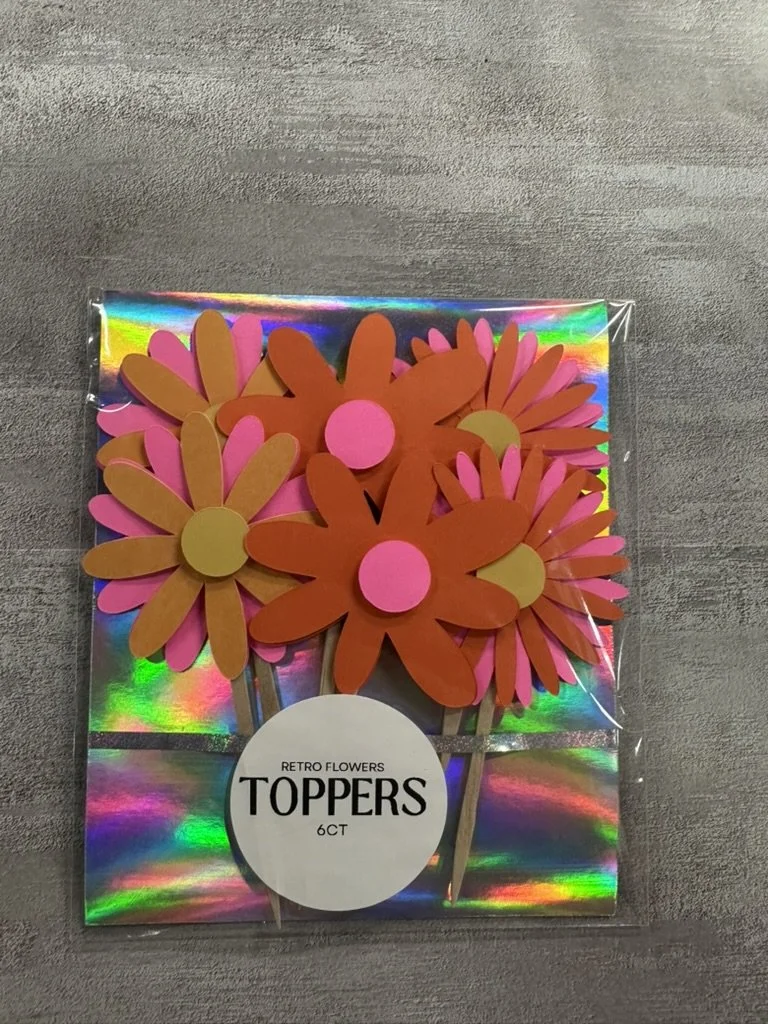 Retro Flower Toppers