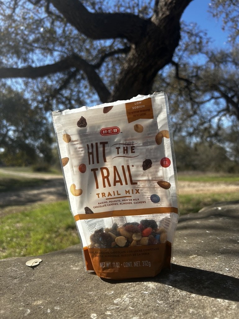 a love letter to H-E-B Trail Mix