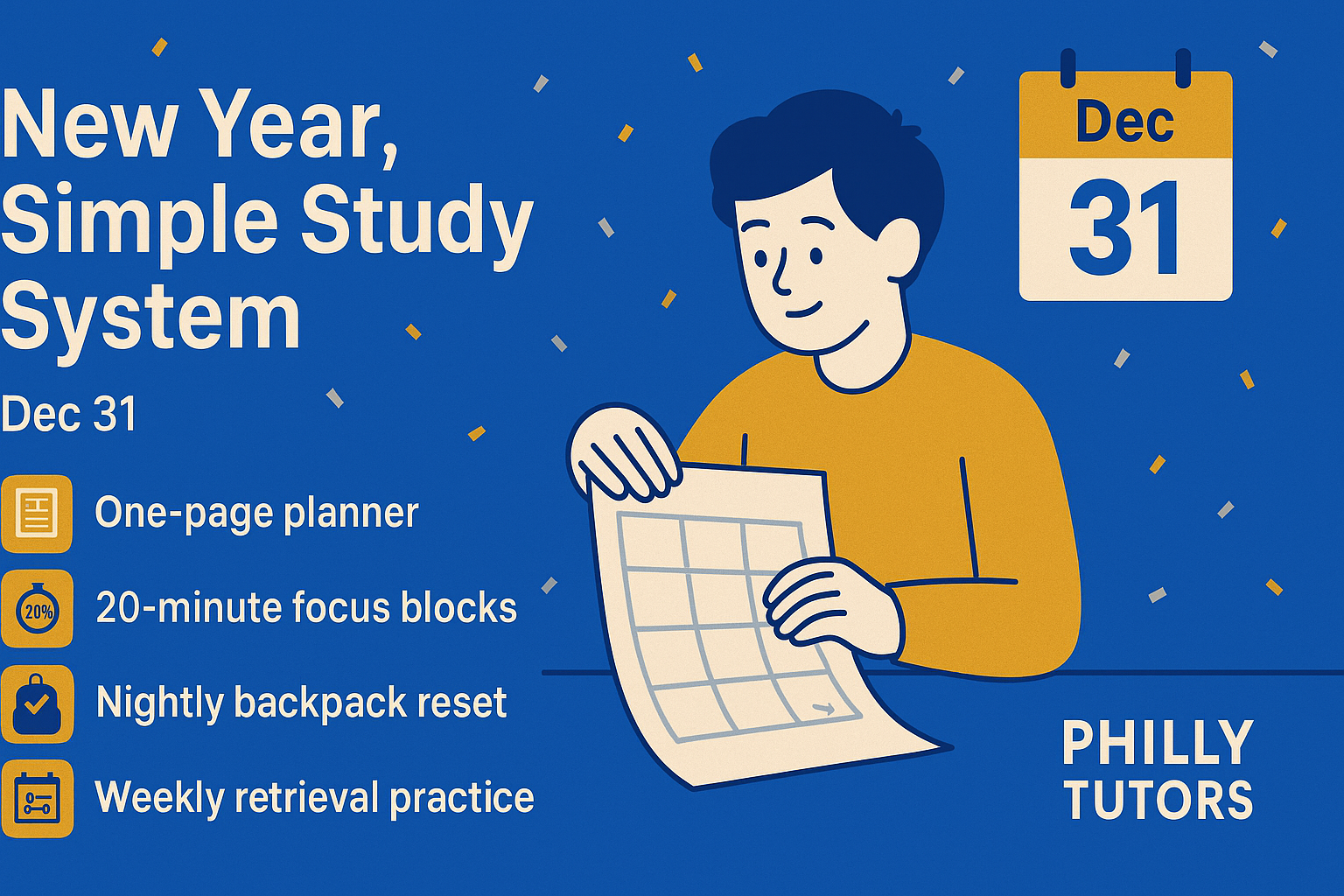 New Year, Simple Study System
