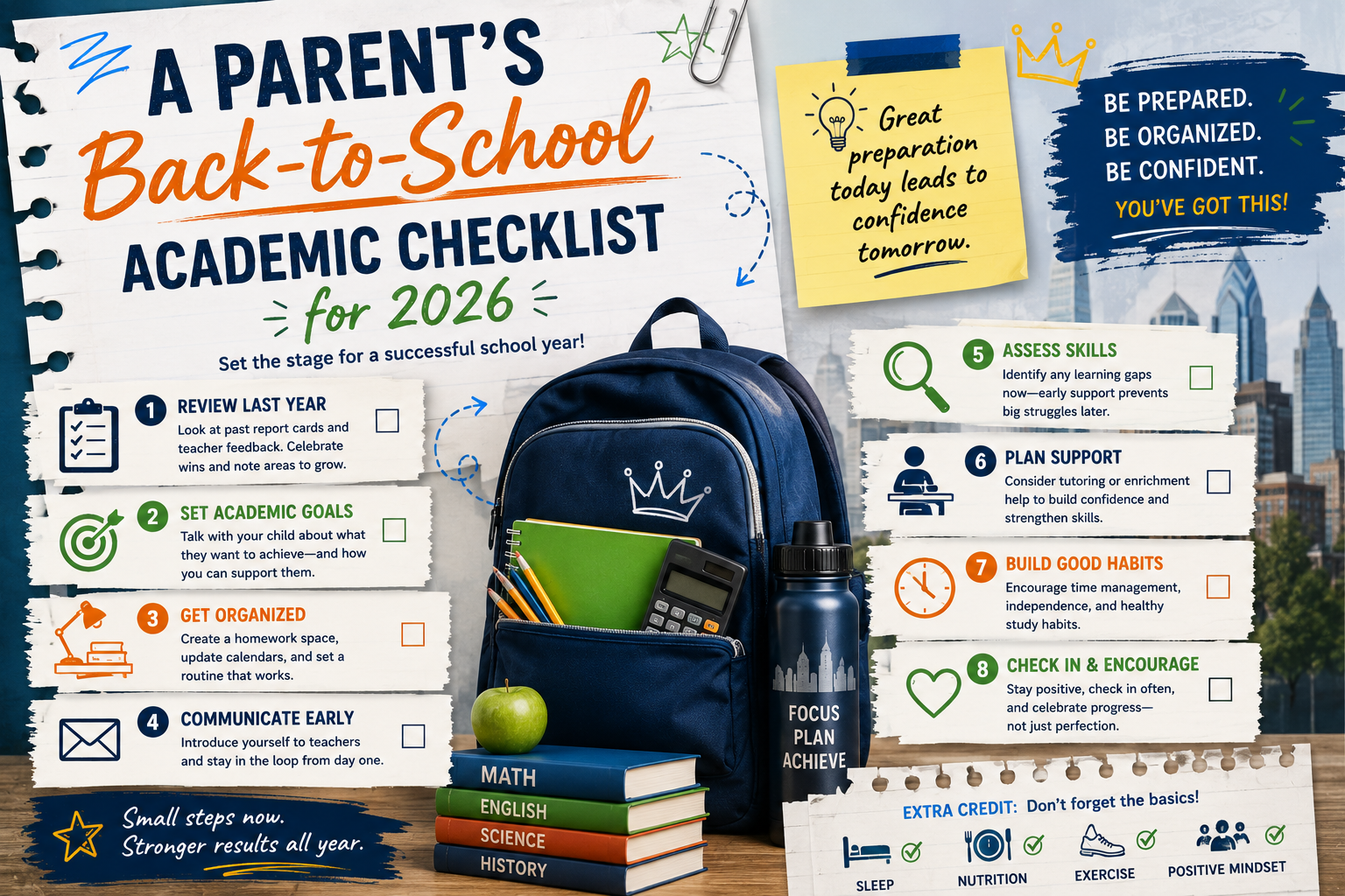 A Parent's Back-to-School Academic Checklist for 2026