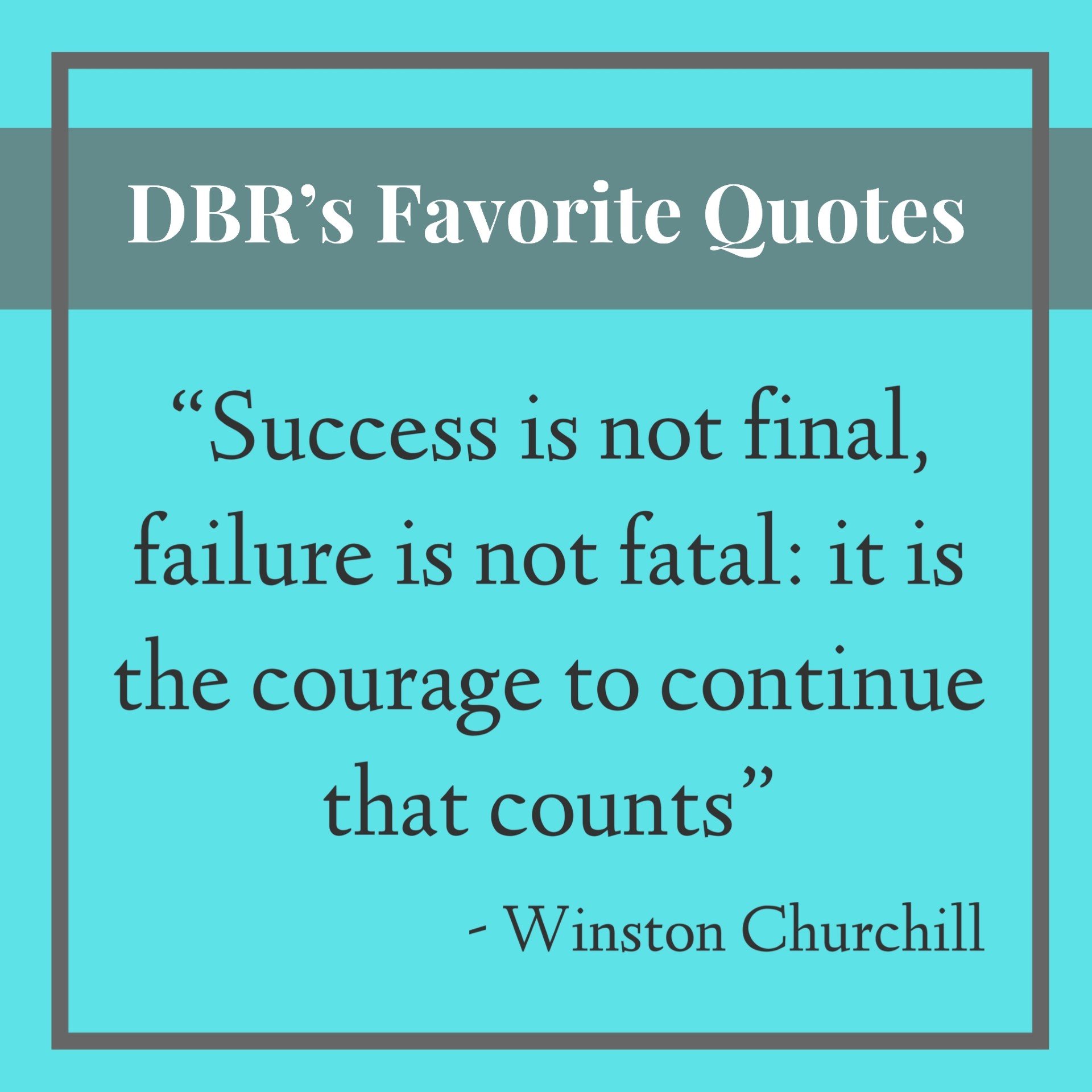 Courage to Continue