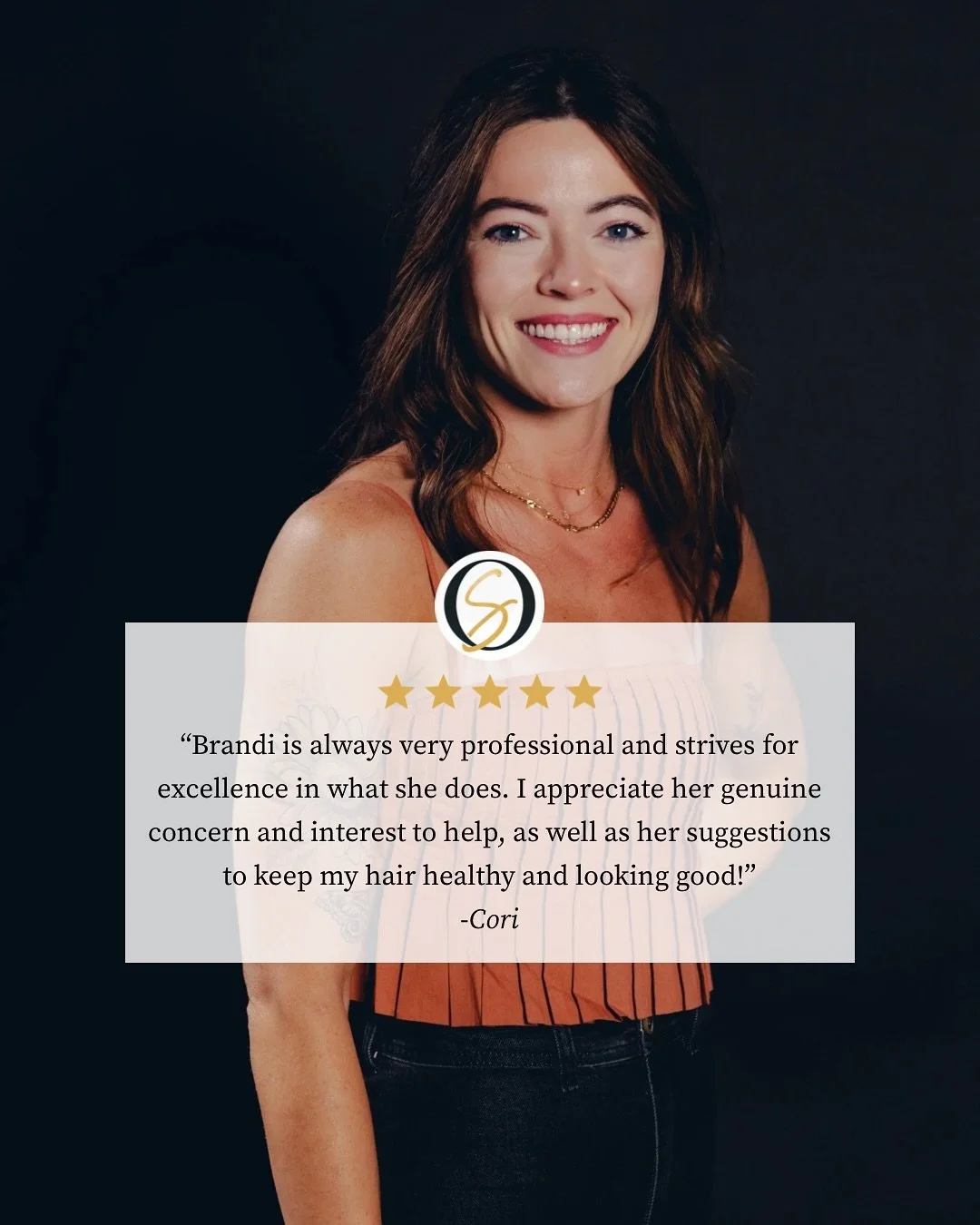 Saturdays are for shoutouts and feeling the #clientlove 🫶🏻

Brandi is your go to girl in The Woodlands for lived in color, soft texture cuts &amp; styles, as well as special occasion styling! 

These 5 stars shine bright, book your appointment to e