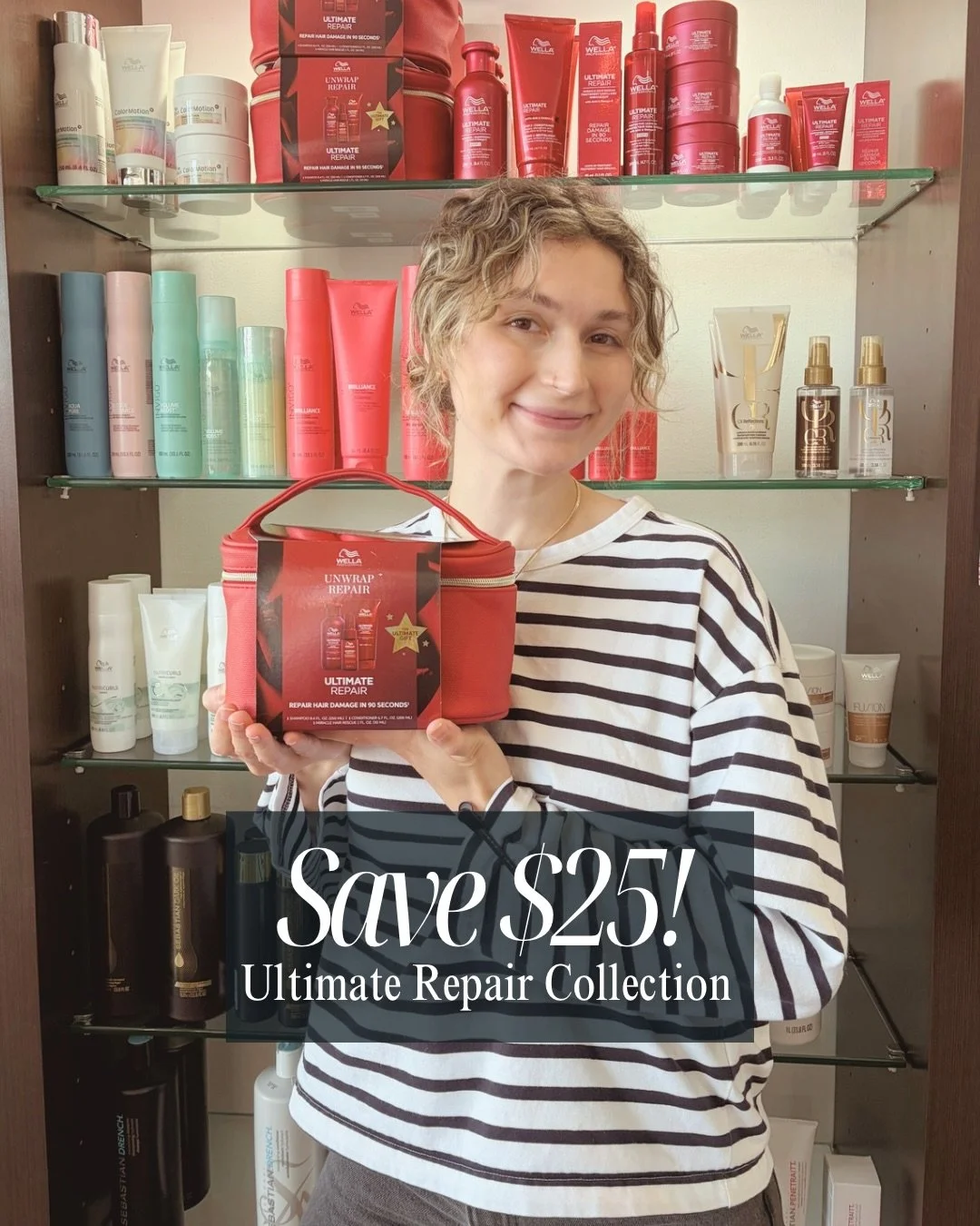 30% OFF Holiday ends 12/31! Save up to $25 on  #WellaUltimateRepair, the set that will revive your hair just in time for 2026😍❤️&zwj;🔥 

Swipe to learn more about this iconic collection! 
#thewoodlands #magnoliatx