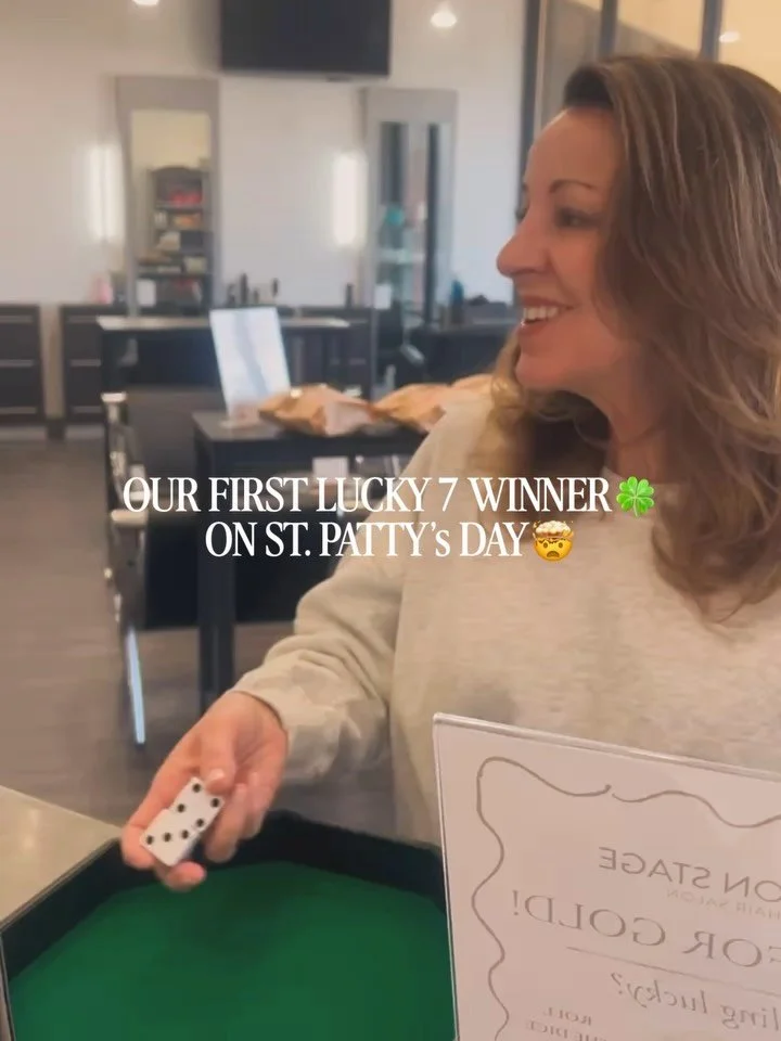 🚨WE HAVE OUR FIRST LUCKY 7 WINNER😝 Over at Woodlands Ashley&rsquo;s client Natalie took the risk, rolled the dice and hit Lucky 7🍀 on St. Patty&rsquo;s day! Congratulations 🥳🥳

The rules are simple, but the rewards are massive. Shop your favorit