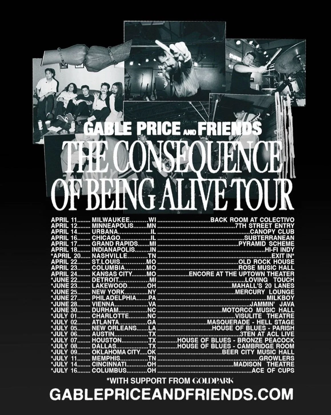 The Consequence of Being Alive Tour