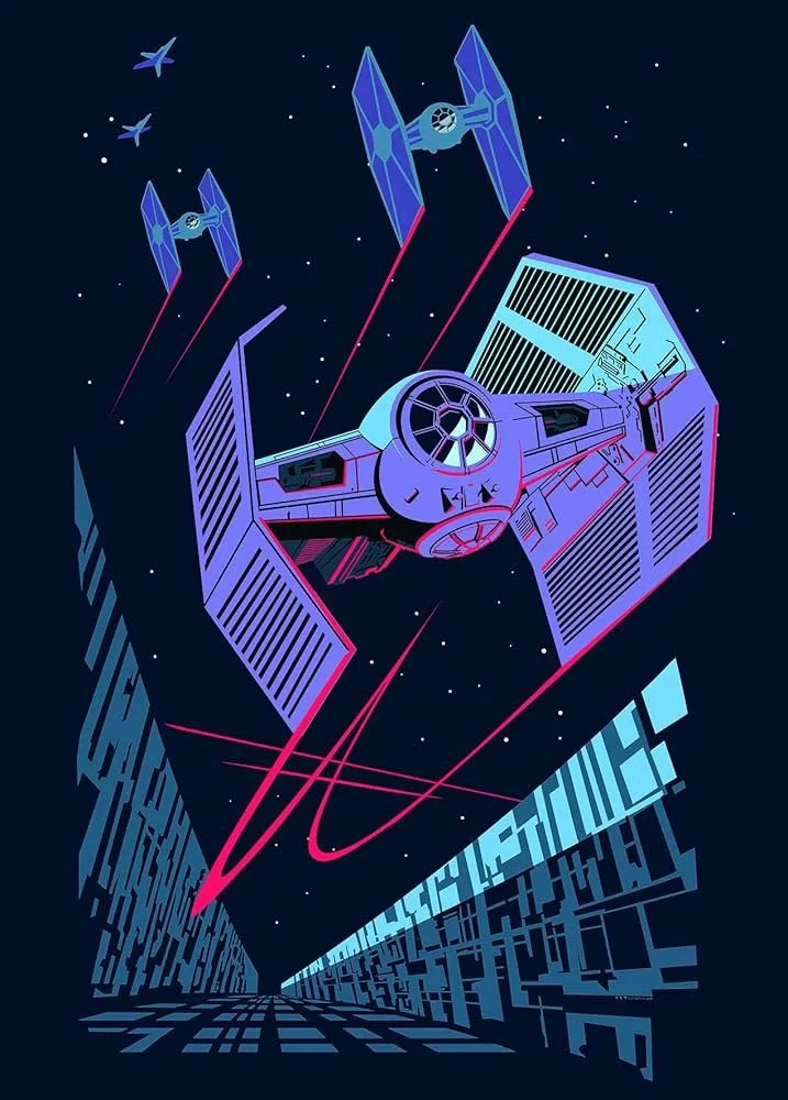 White Monster Tie-Fighter