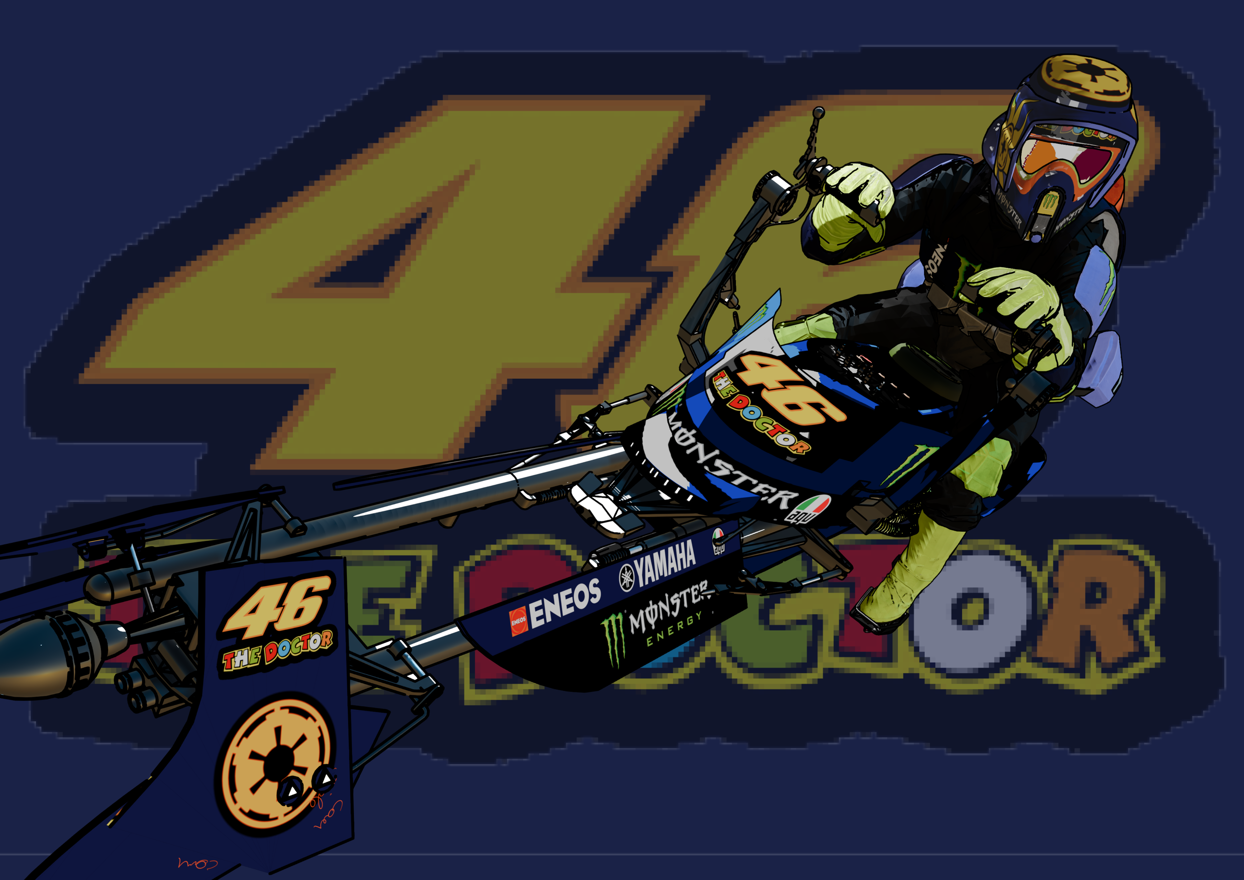 Aratech Rossi Speeder Poster