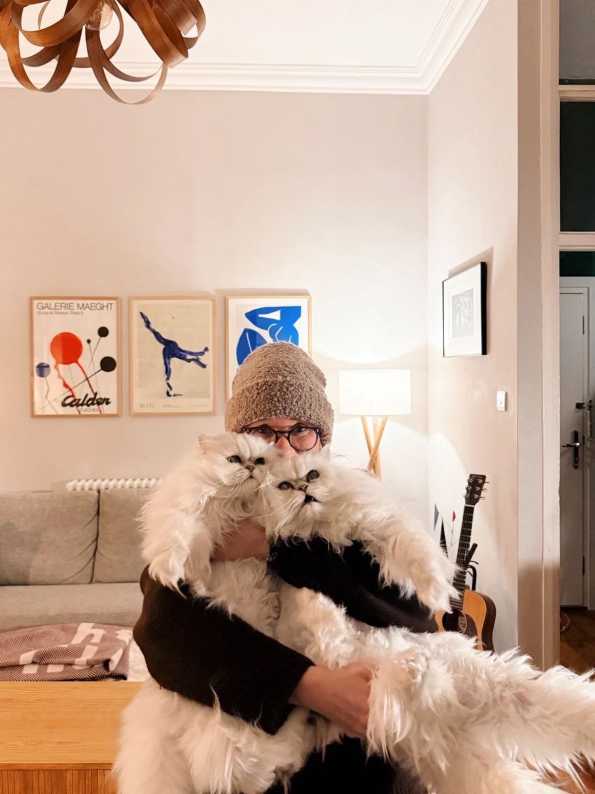 Merry Christmas from me and the boys! 🎄🎁

Harder to wrangle two hugely fluffy, 4kg Persian cats than it looks 😝