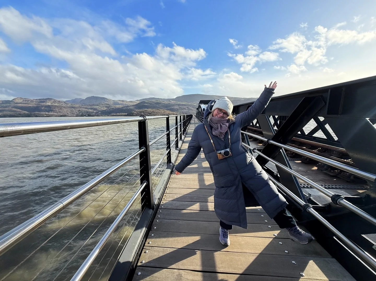 Birthday! Nearly got blown off the bridge by the wind, good times 🌬️