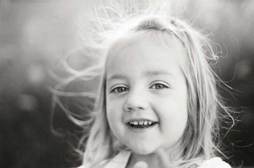 smiling girl photograph by Portland photographer Linnea Osterberg