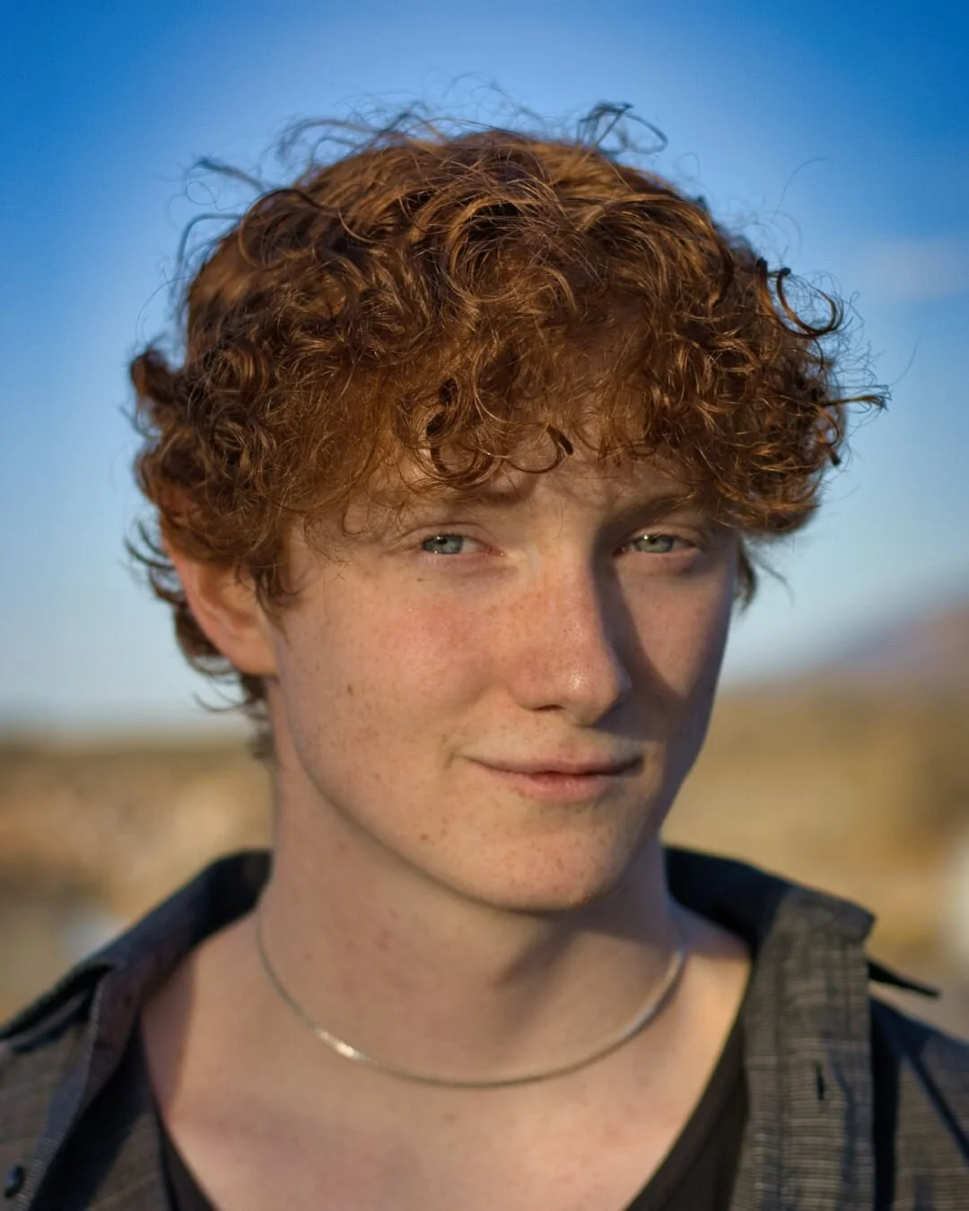 Rio Rancho, New Mexico graduation portrait photography session with high school male