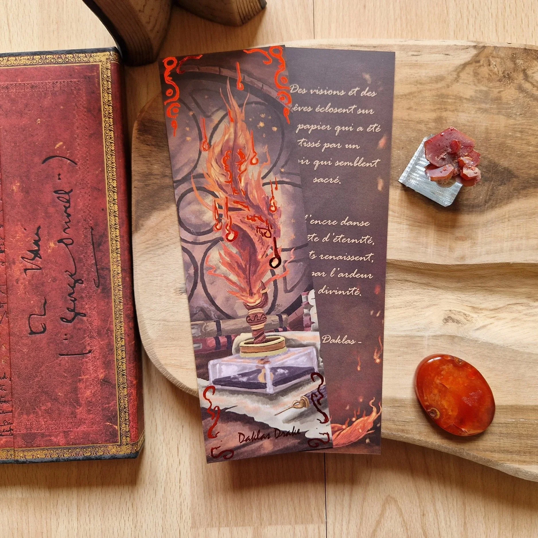 Noble Marque Page - La Plume du Phoenix