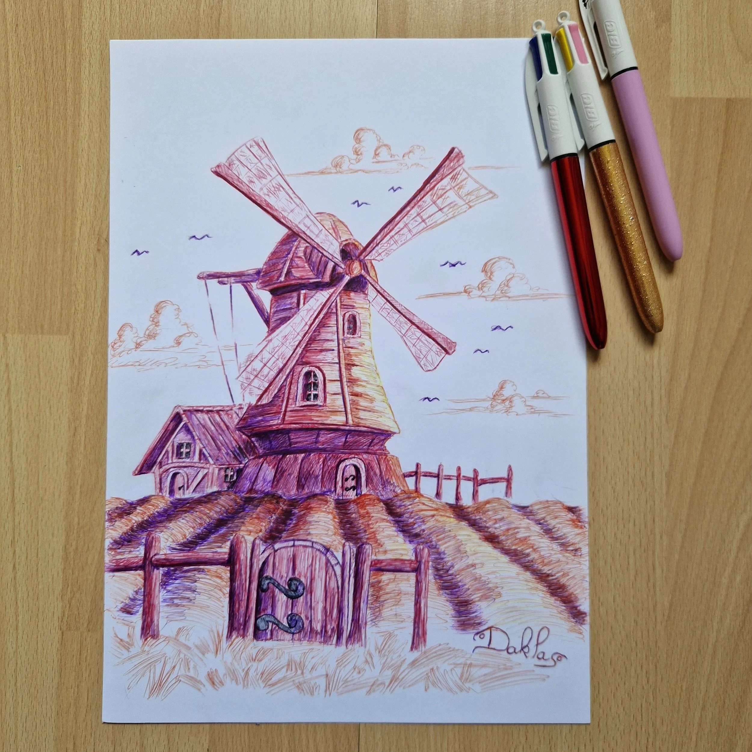 Le Moulin à Vent - Original Stylo Bic