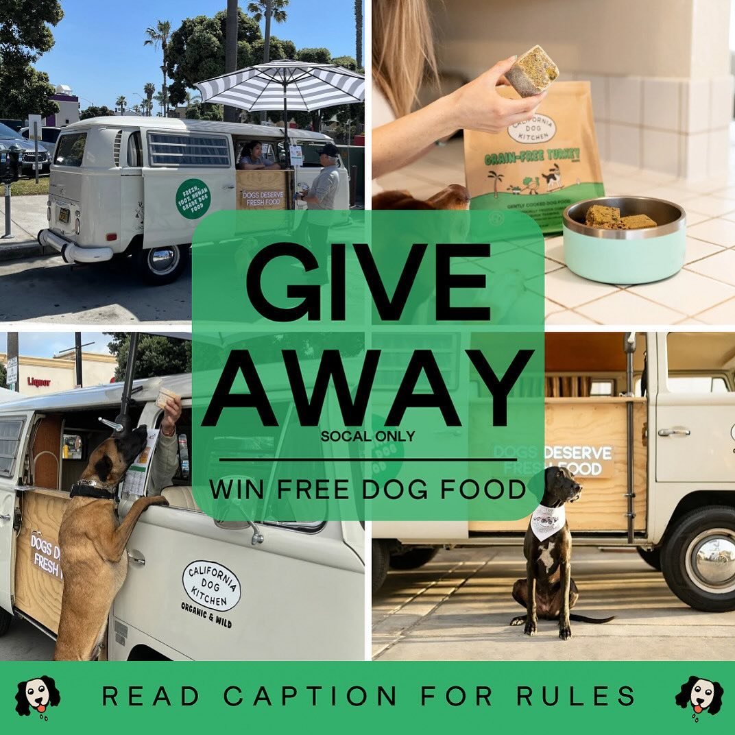 ✨Want a chance to win a FREE&nbsp; 4lb bag of our fresh, organic, human grade dog food?✨

🚨HOW TO ENTER:🚨

(1) Visit us at one of our van events (location will be posted a day before on our story)🚐
(2) Snap a pic with our van (bonus entry if you d