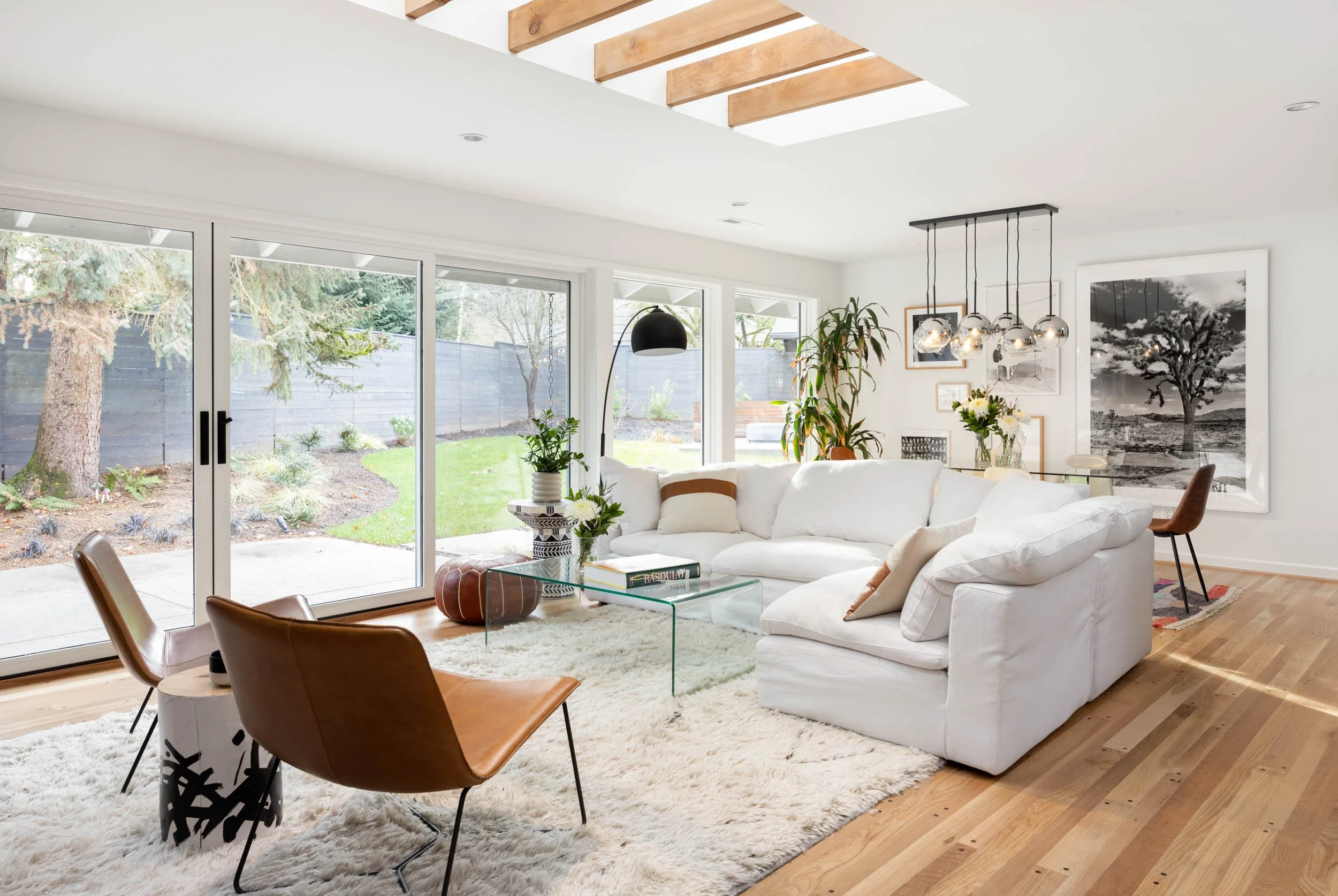 The Maplewood House dining room, remodeled by Gusto Design Studio.